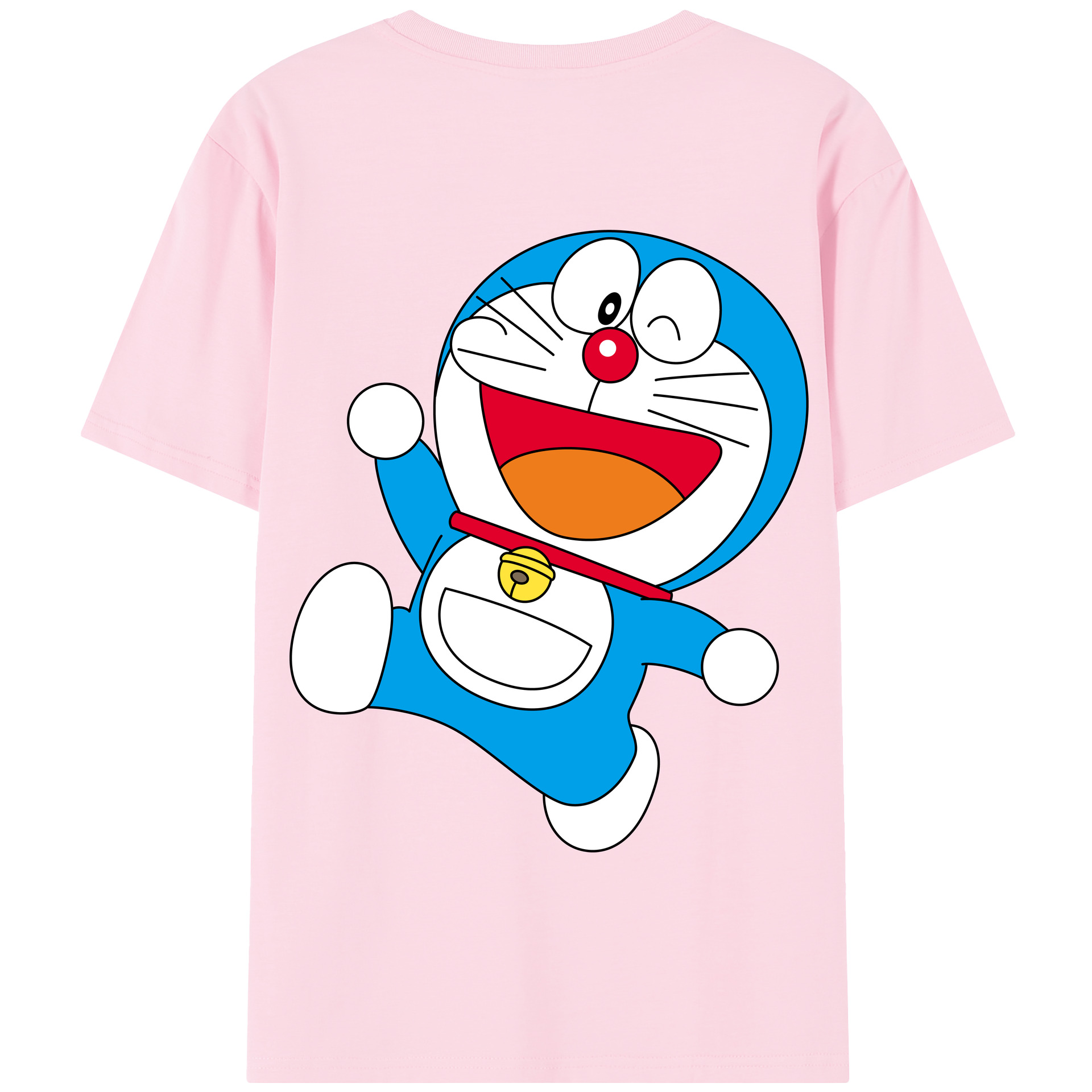 （画像用） ドラえもん Doraemon 綿100％半袖Tシャツ（背面プリント）