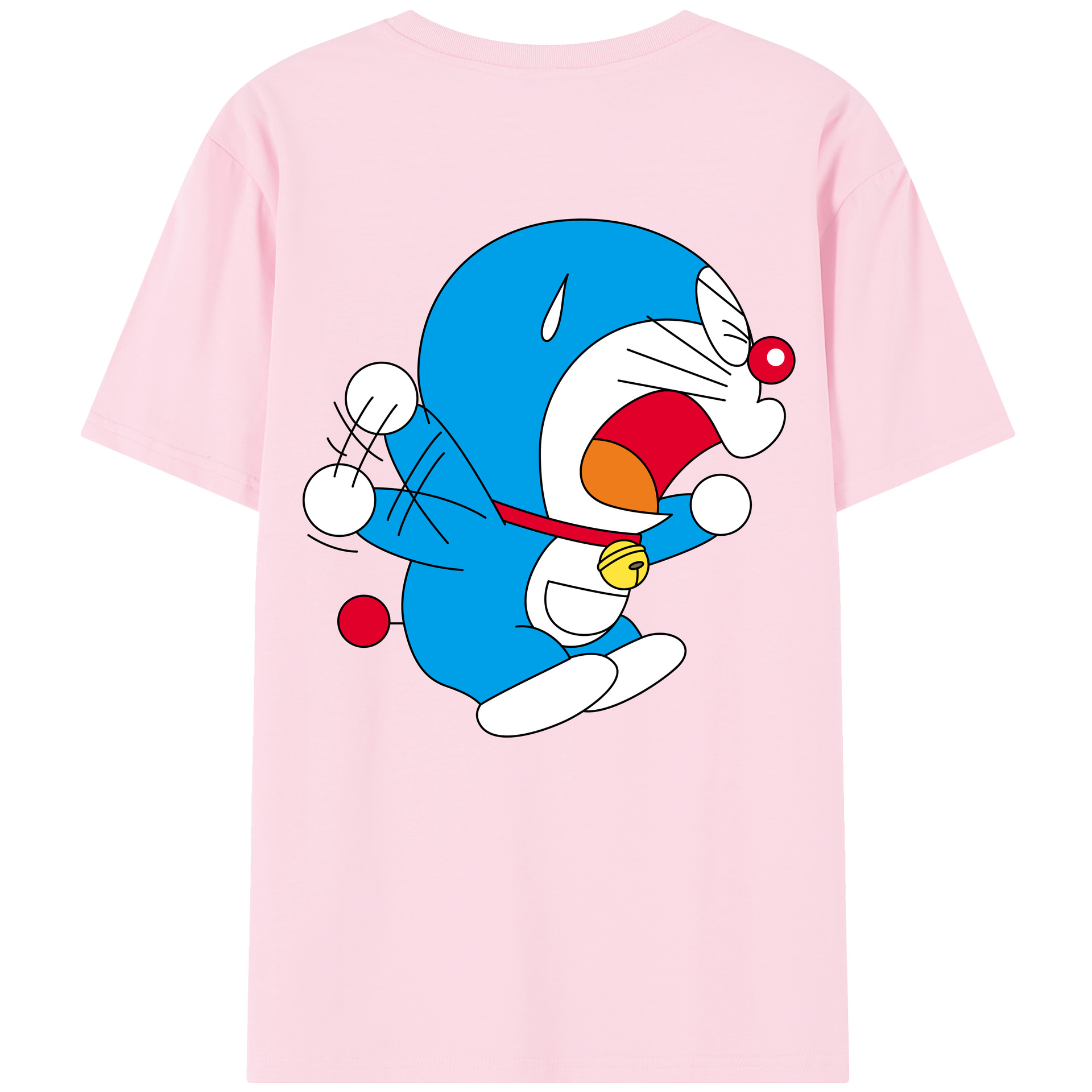 （画像用） ドラえもん Doraemon 綿100％半袖Tシャツ（背面プリント）