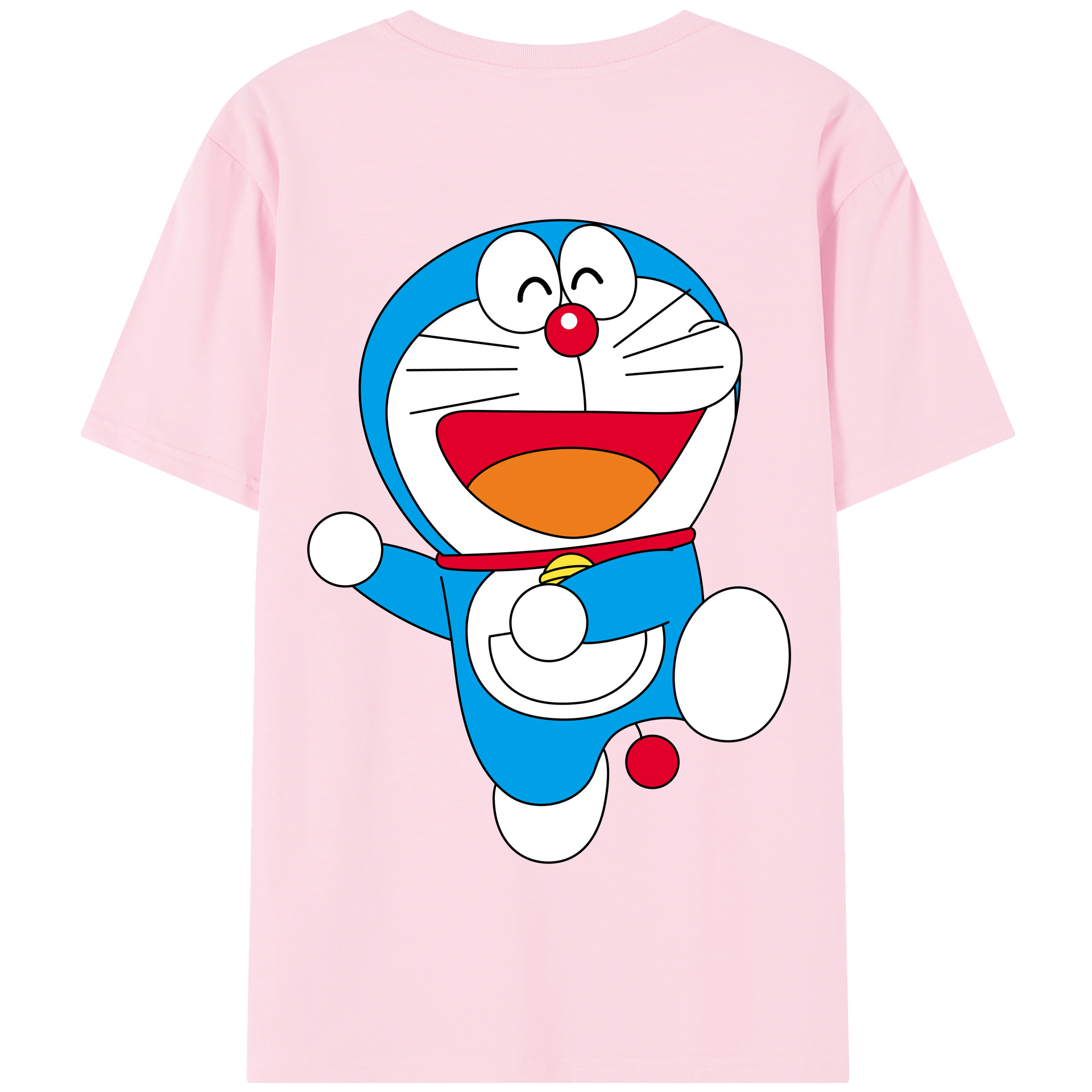 （画像用） ドラえもん Doraemon 綿100％半袖Tシャツ（背面プリント）