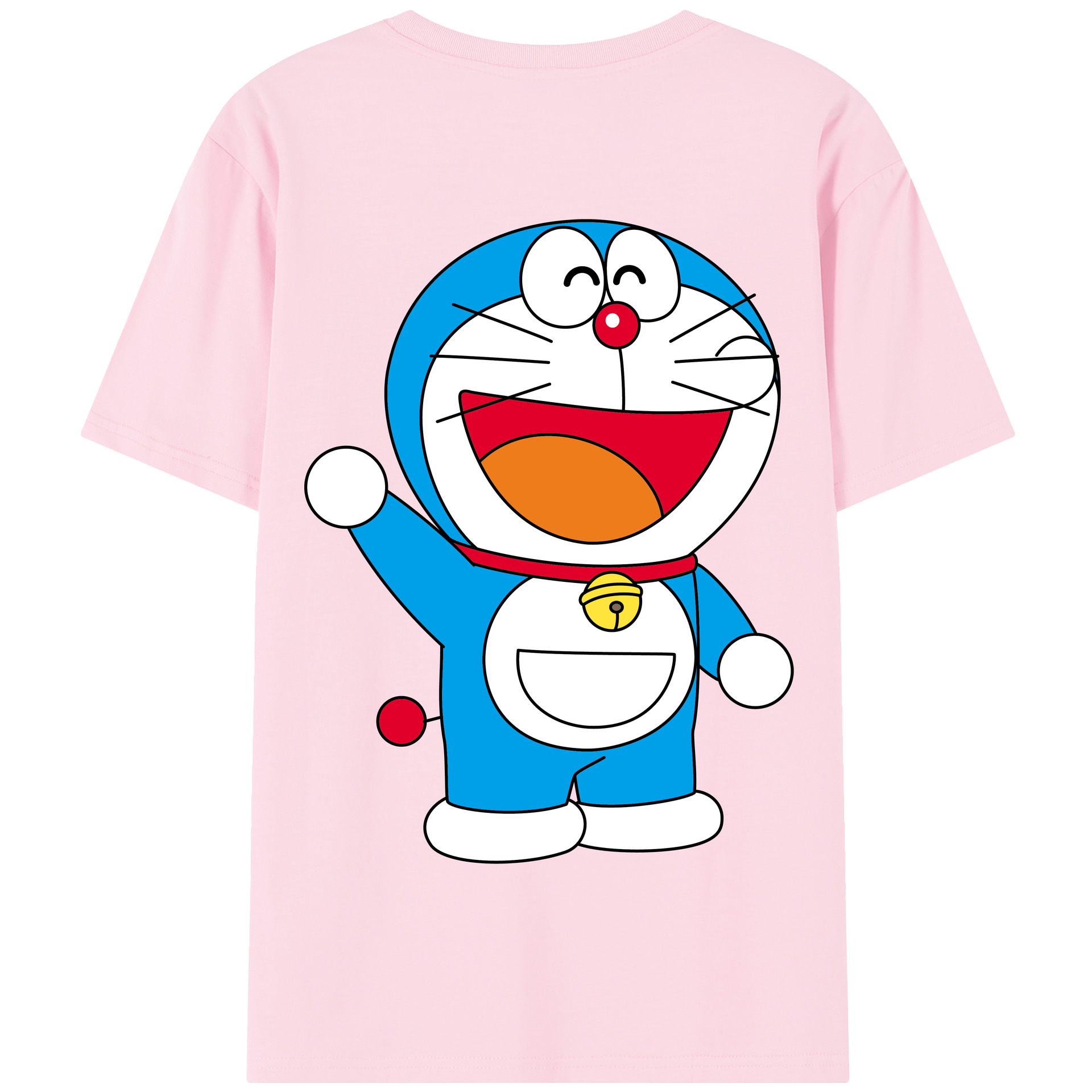 （画像用） ドラえもん Doraemon 綿100％半袖Tシャツ（背面プリント）