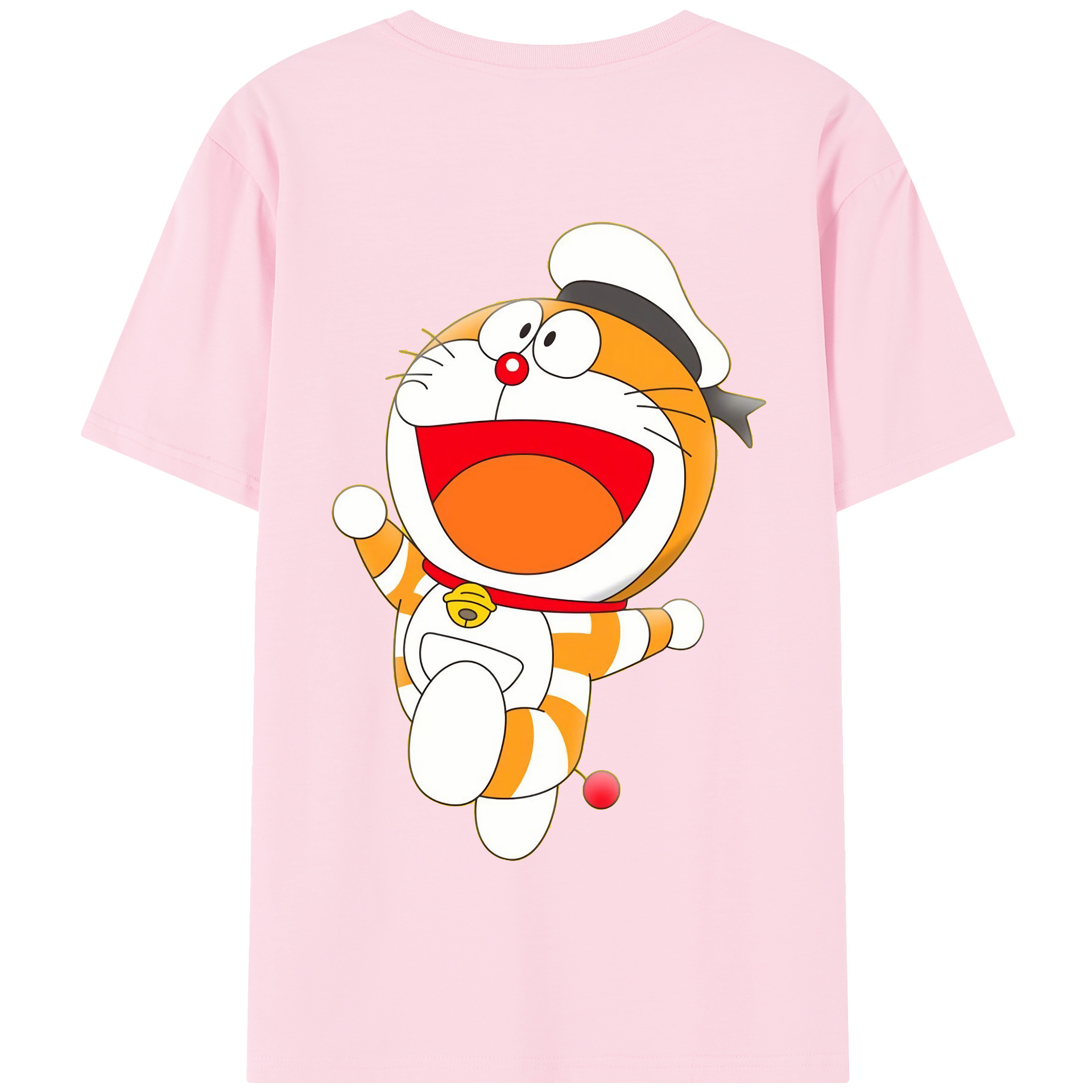 （画像用） ドラえもん Doraemon 綿100％半袖Tシャツ（背面プリント）