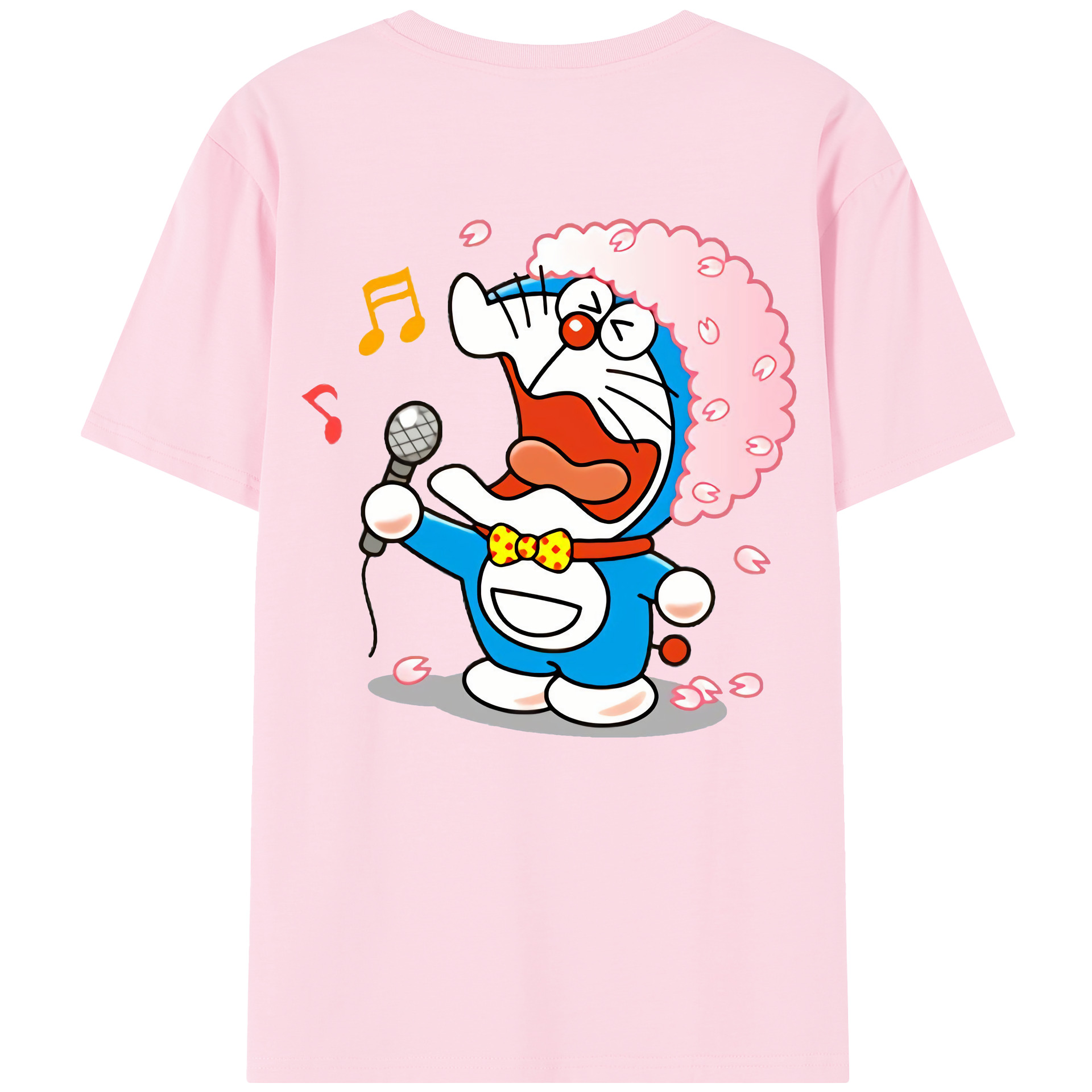 （画像用） ドラえもん Doraemon 綿100％半袖Tシャツ（背面プリント）