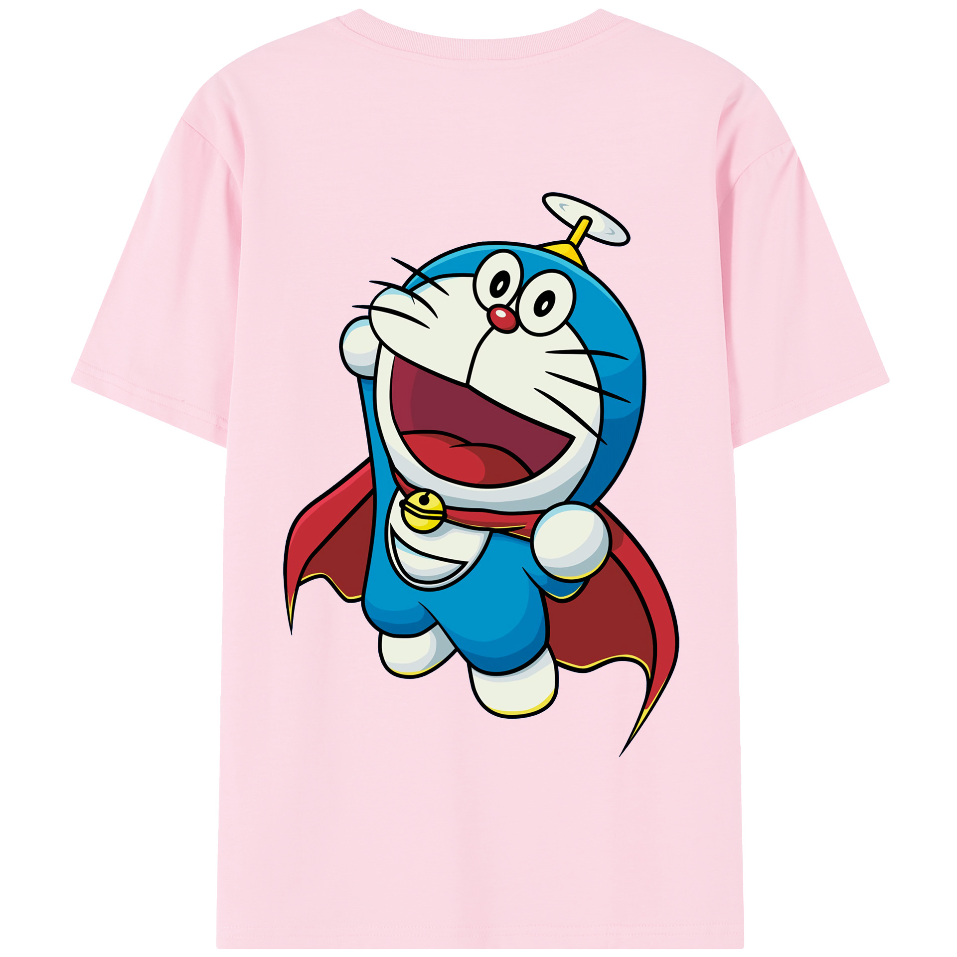 （画像用） ドラえもん Doraemon 綿100％半袖Tシャツ（背面プリント）