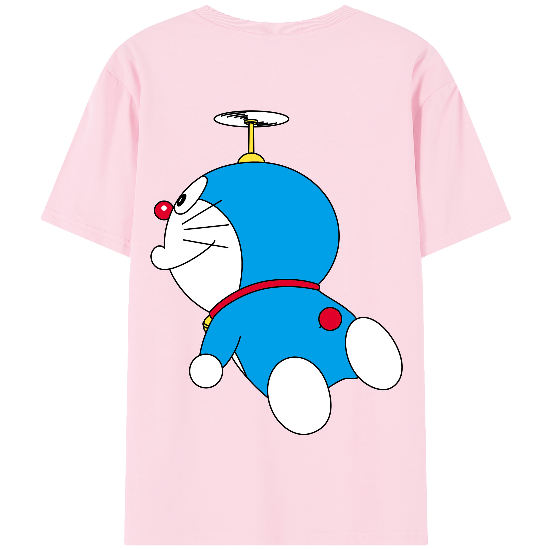 （画像用） ドラえもん Doraemon 綿100％半袖Tシャツ（背面プリント）