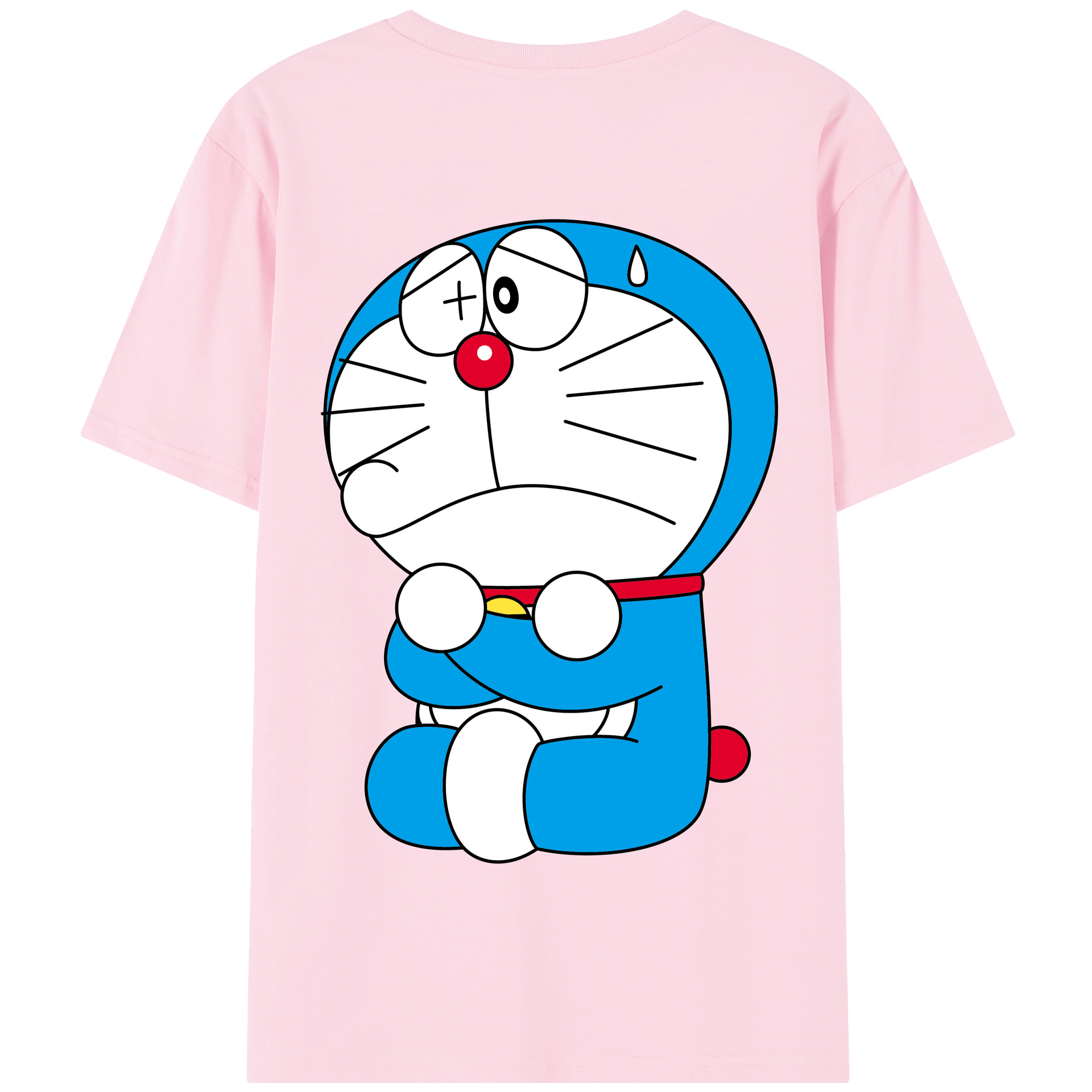 （画像用） ドラえもん Doraemon 綿100％半袖Tシャツ（背面プリント）