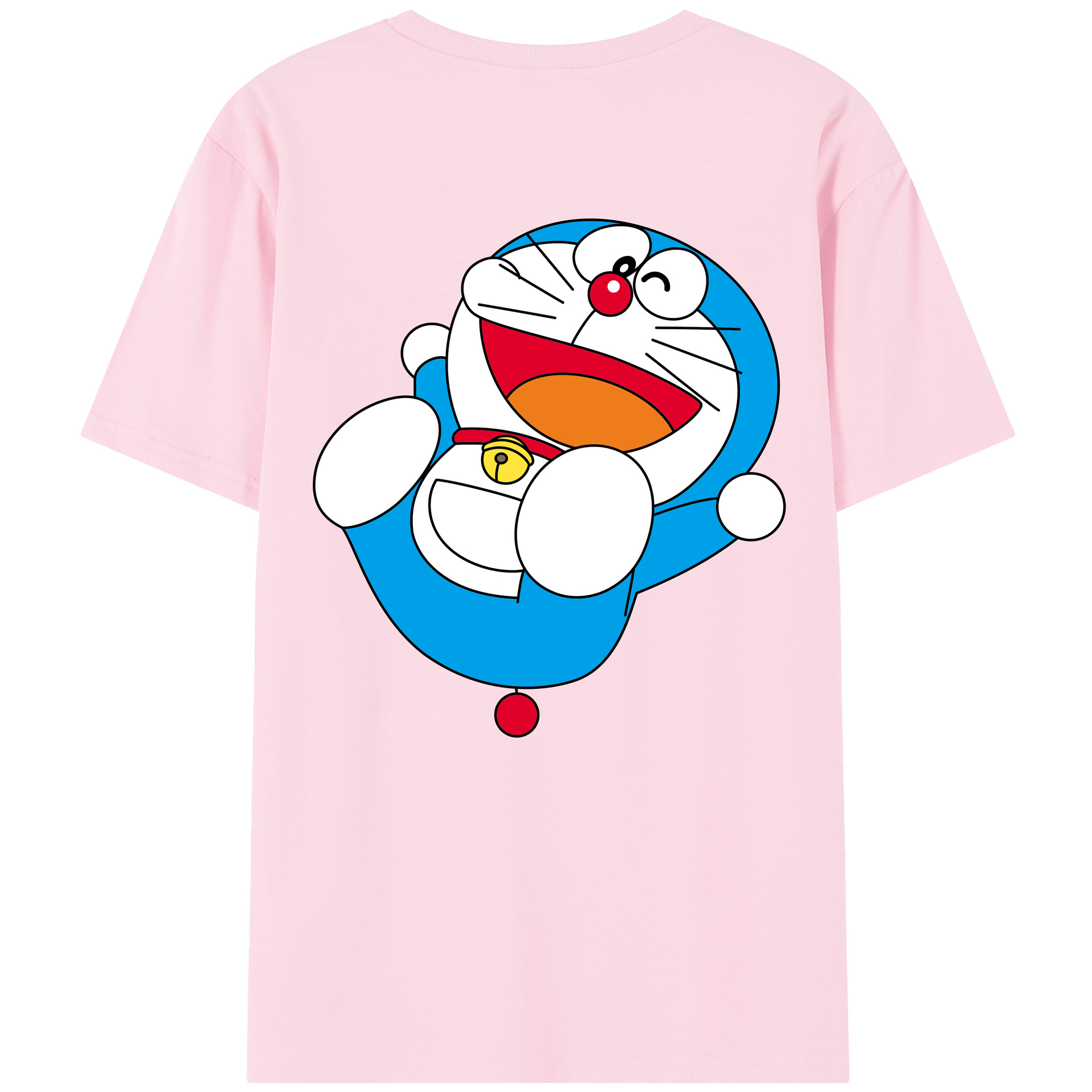 （画像用） ドラえもん Doraemon 綿100％半袖Tシャツ（背面プリント）