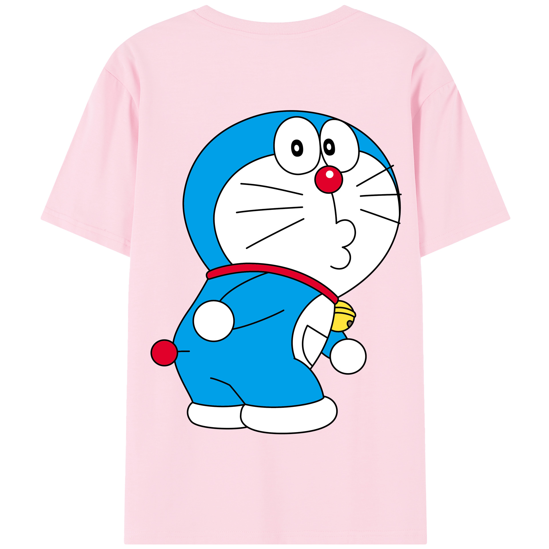 （画像用） ドラえもん Doraemon 綿100％半袖Tシャツ（背面プリント）