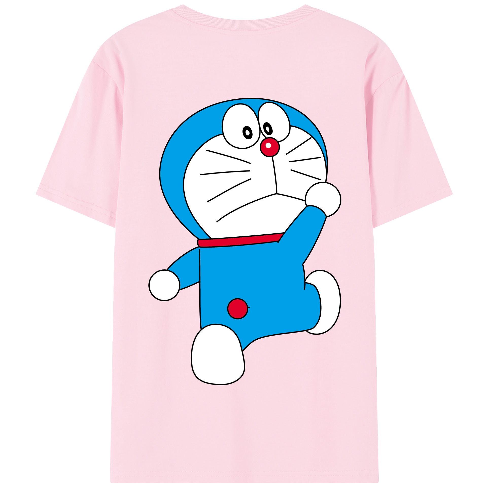 （画像用） ドラえもん Doraemon 綿100％半袖Tシャツ（背面プリント）