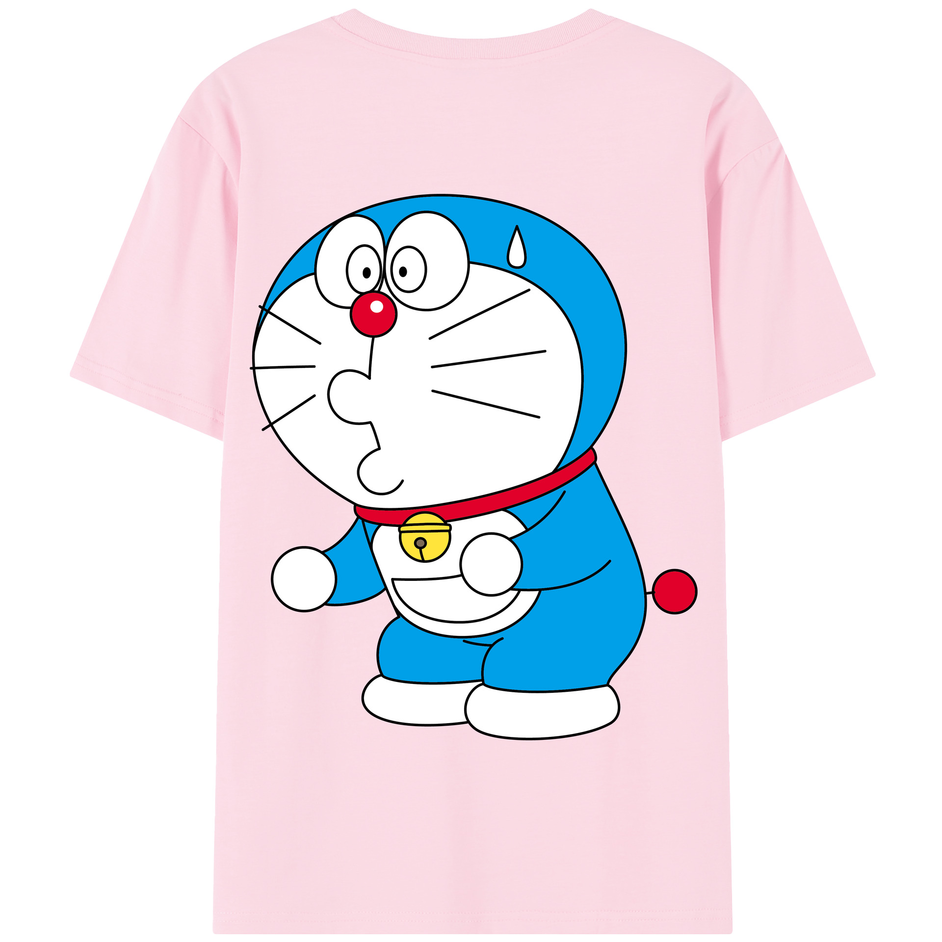 （画像用） ドラえもん Doraemon 綿100％半袖Tシャツ（背面プリント）