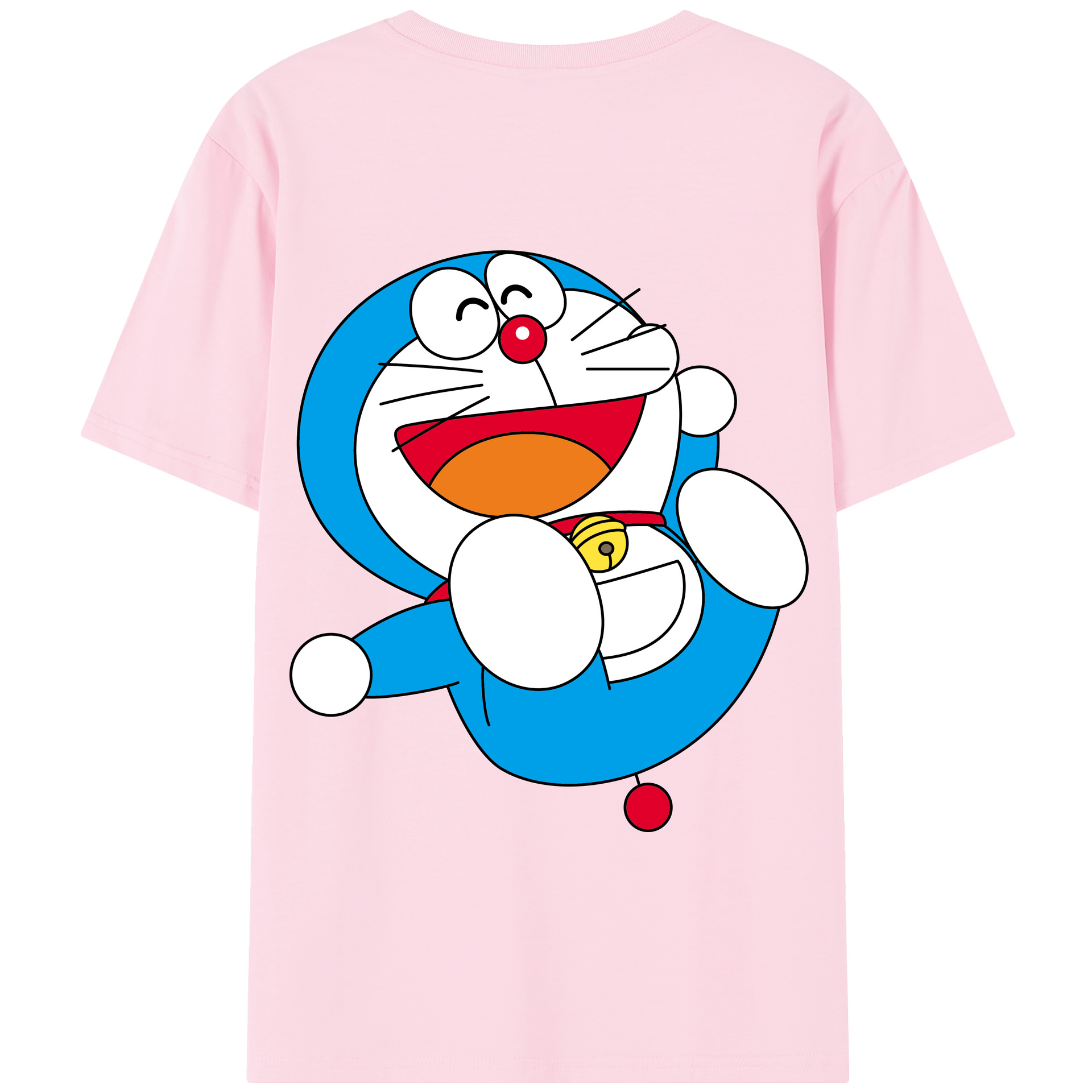 （画像用） ドラえもん Doraemon 綿100％半袖Tシャツ（背面プリント）