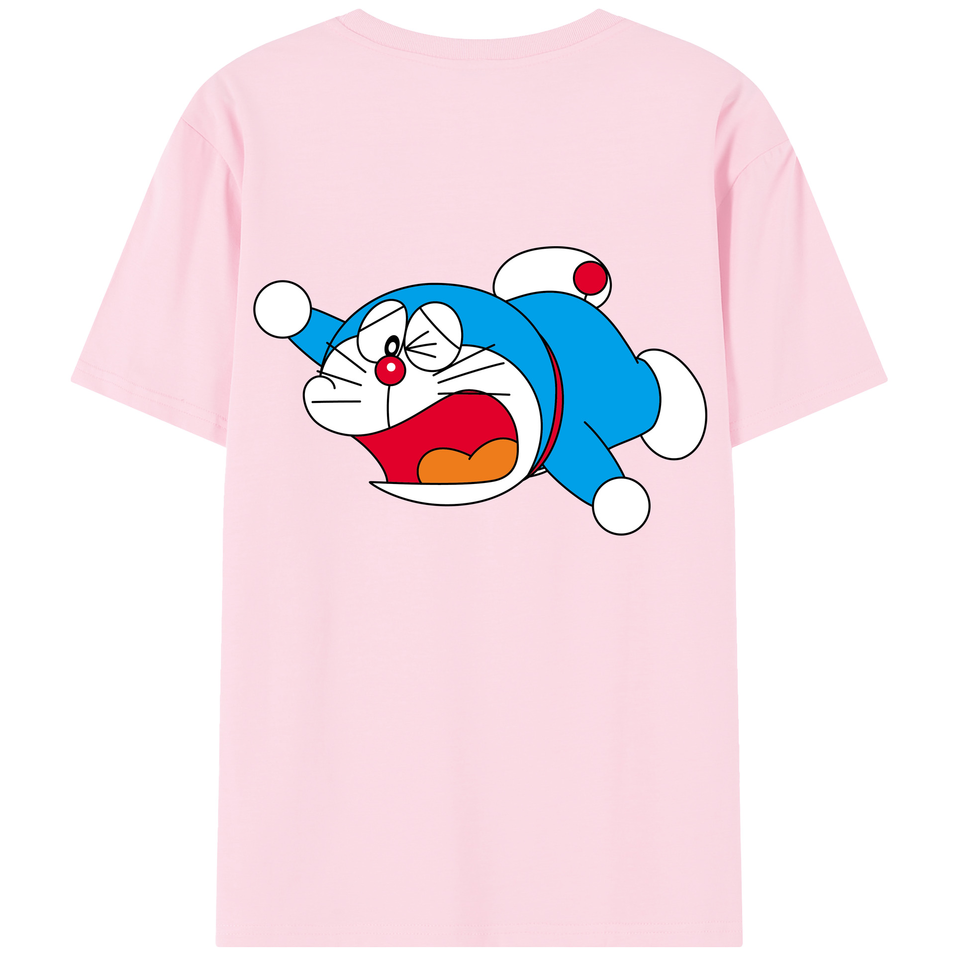 （画像用） ドラえもん Doraemon 綿100％半袖Tシャツ（背面プリント）