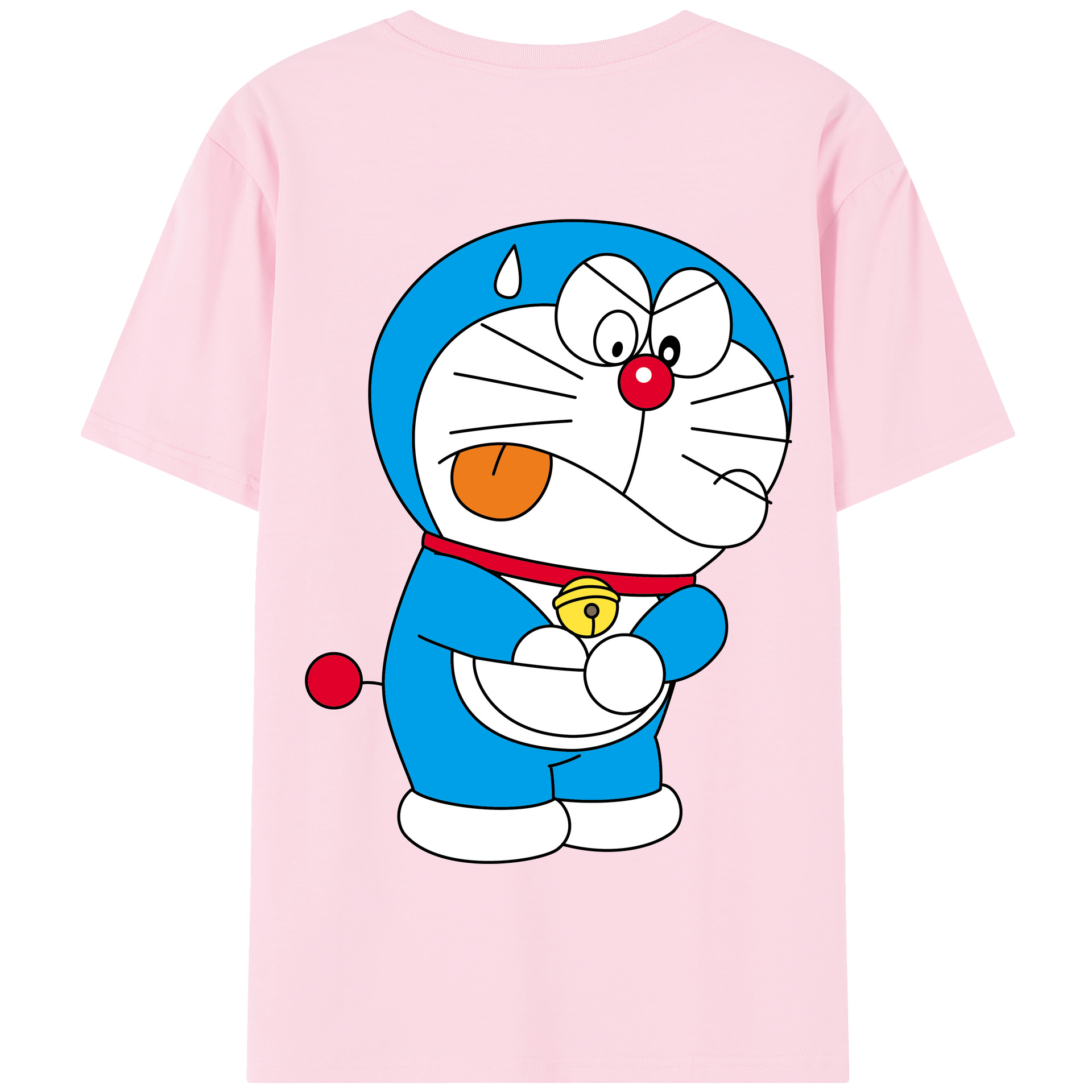 （画像用） ドラえもん Doraemon 綿100％半袖Tシャツ（背面プリント）