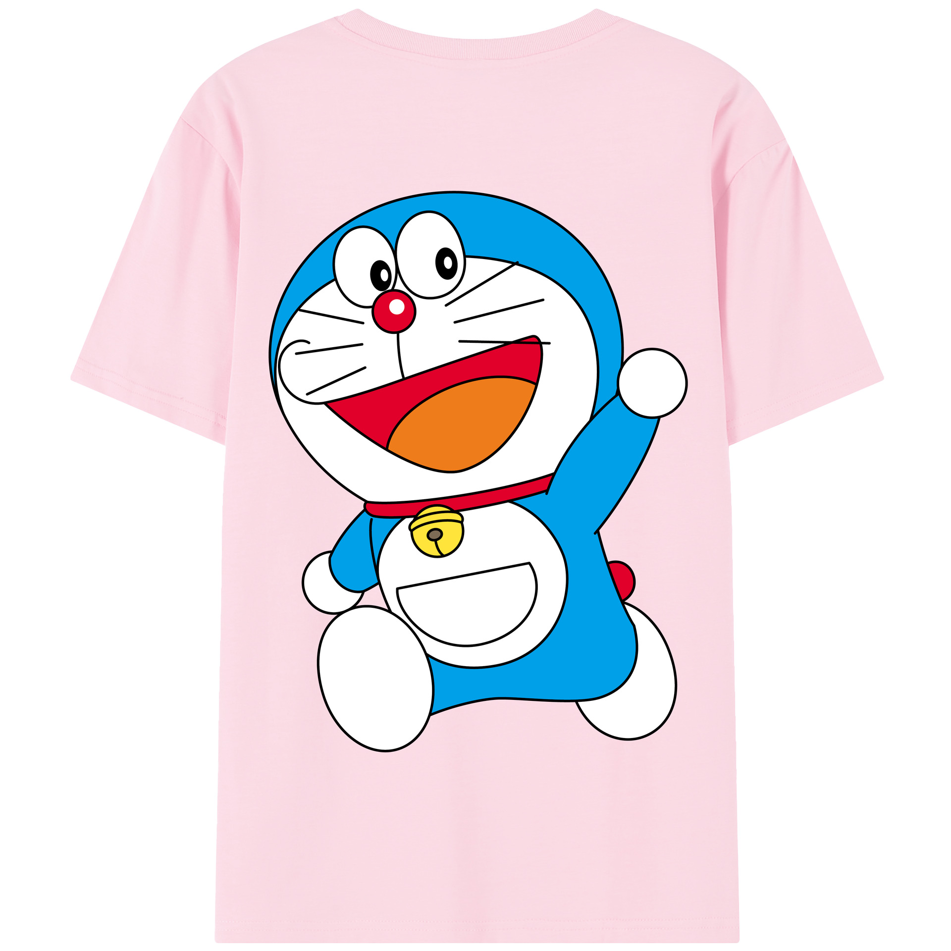 （画像用） ドラえもん Doraemon 綿100％半袖Tシャツ（背面プリント）