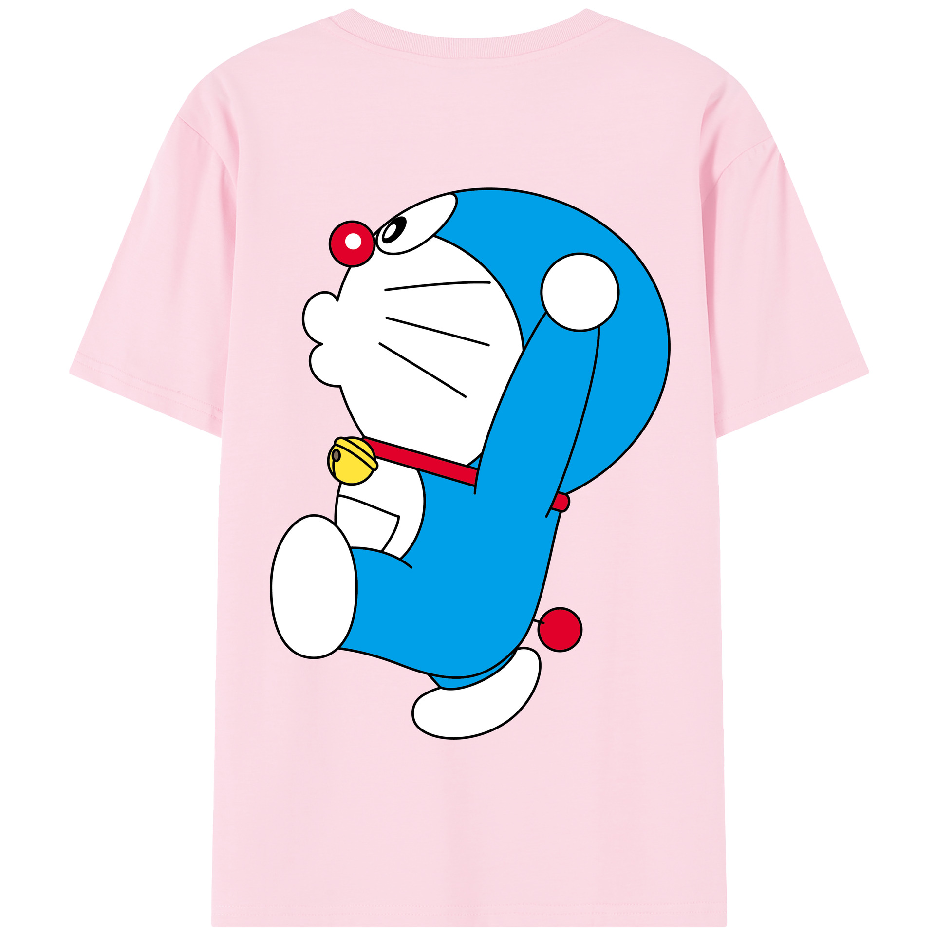 （画像用） ドラえもん Doraemon 綿100％半袖Tシャツ（背面プリント）