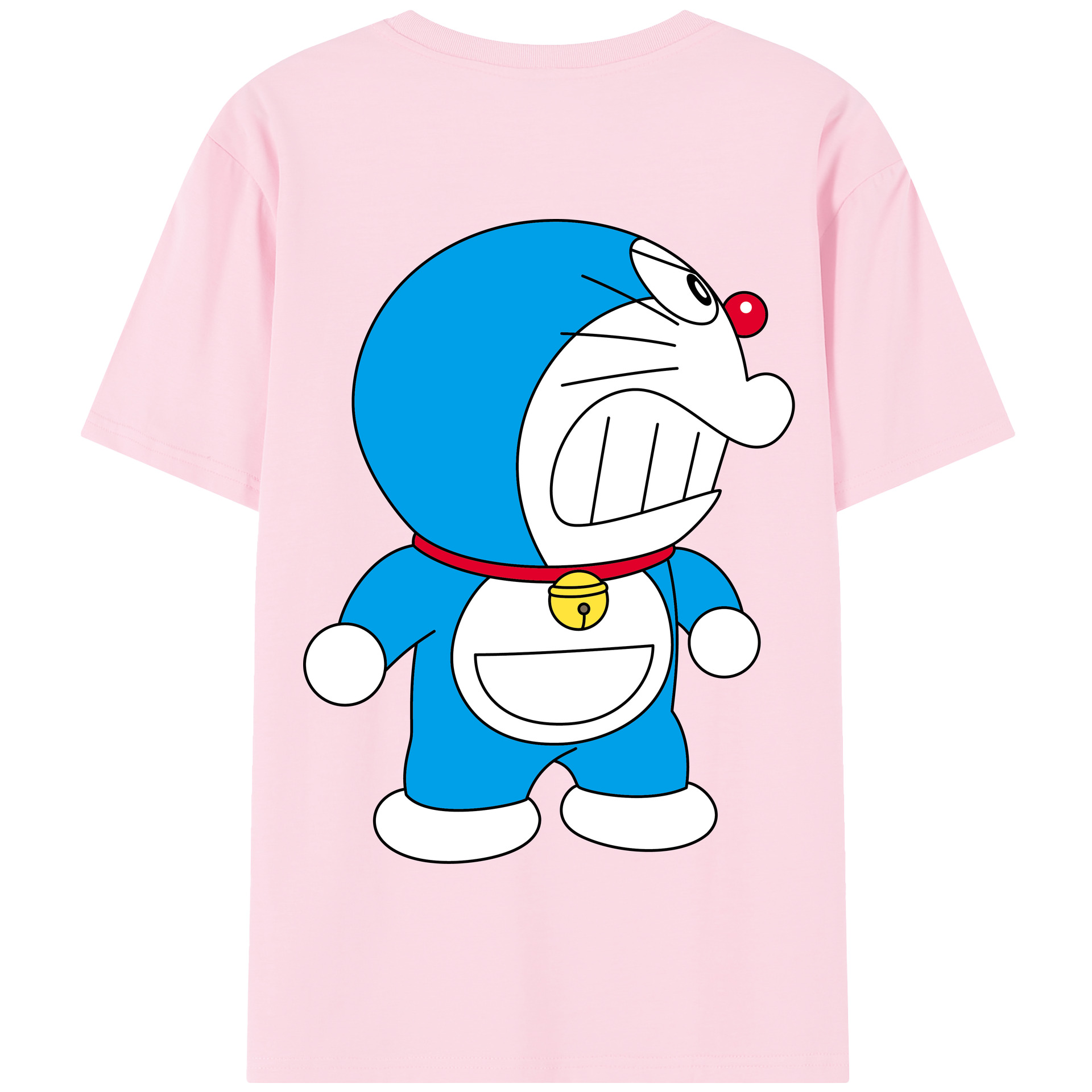 （画像用） ドラえもん Doraemon 綿100％半袖Tシャツ（背面プリント）