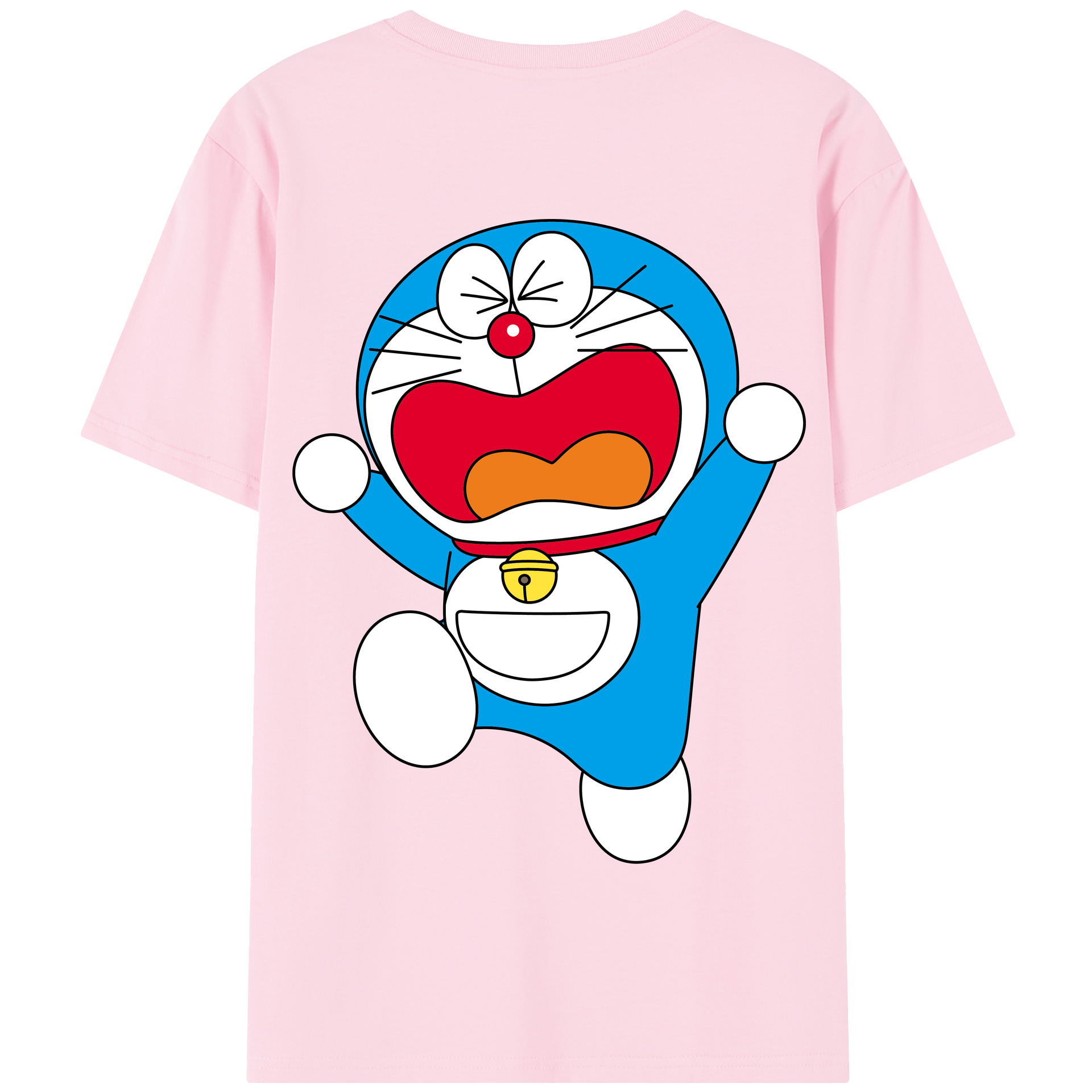 （画像用） ドラえもん Doraemon 綿100％半袖Tシャツ（背面プリント）