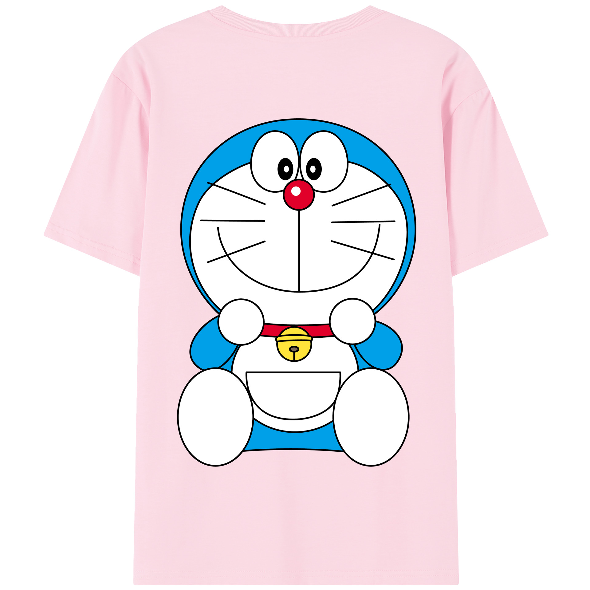 （画像用） ドラえもん Doraemon 綿100％半袖Tシャツ（背面プリント）