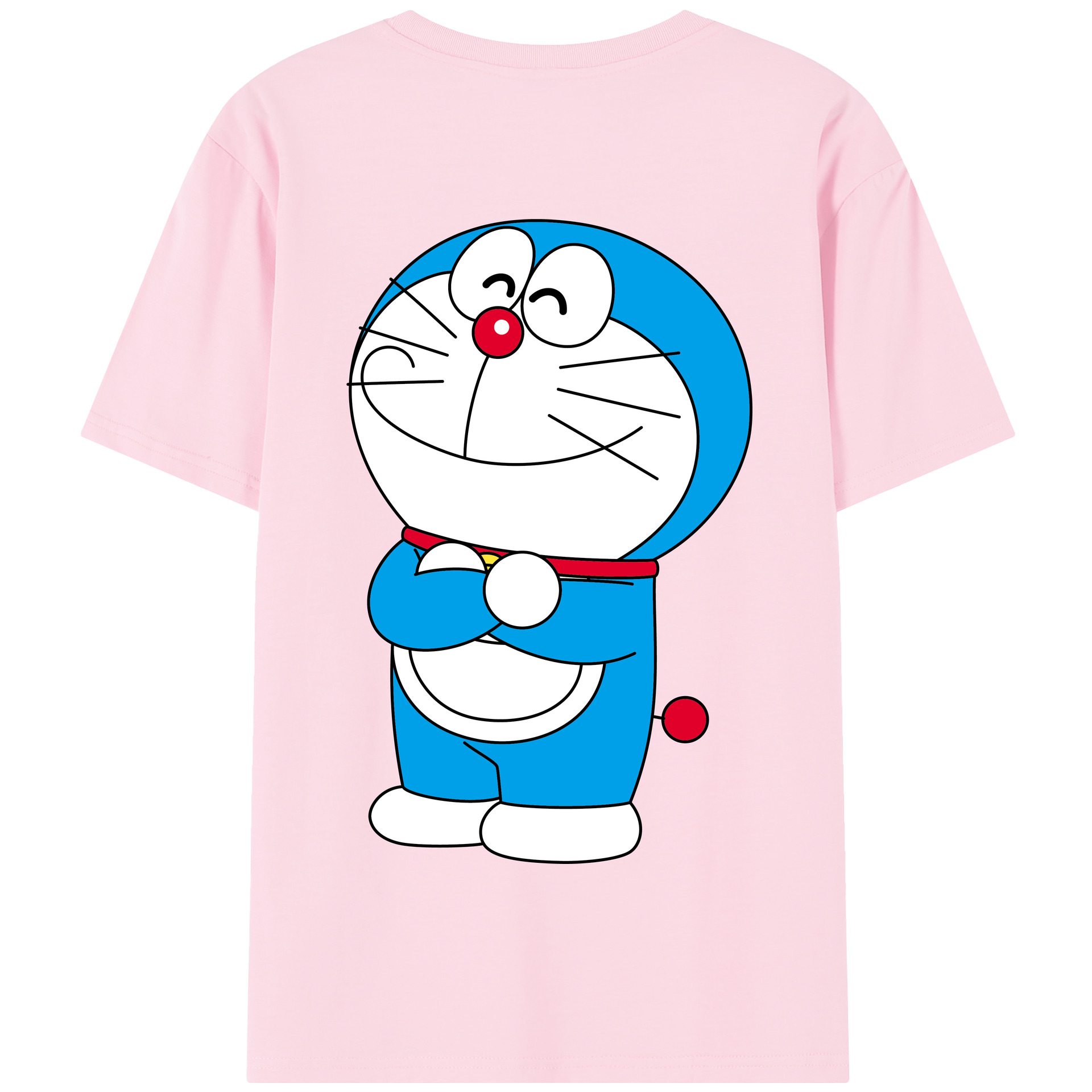 （画像用） ドラえもん Doraemon 綿100％半袖Tシャツ（背面プリント）