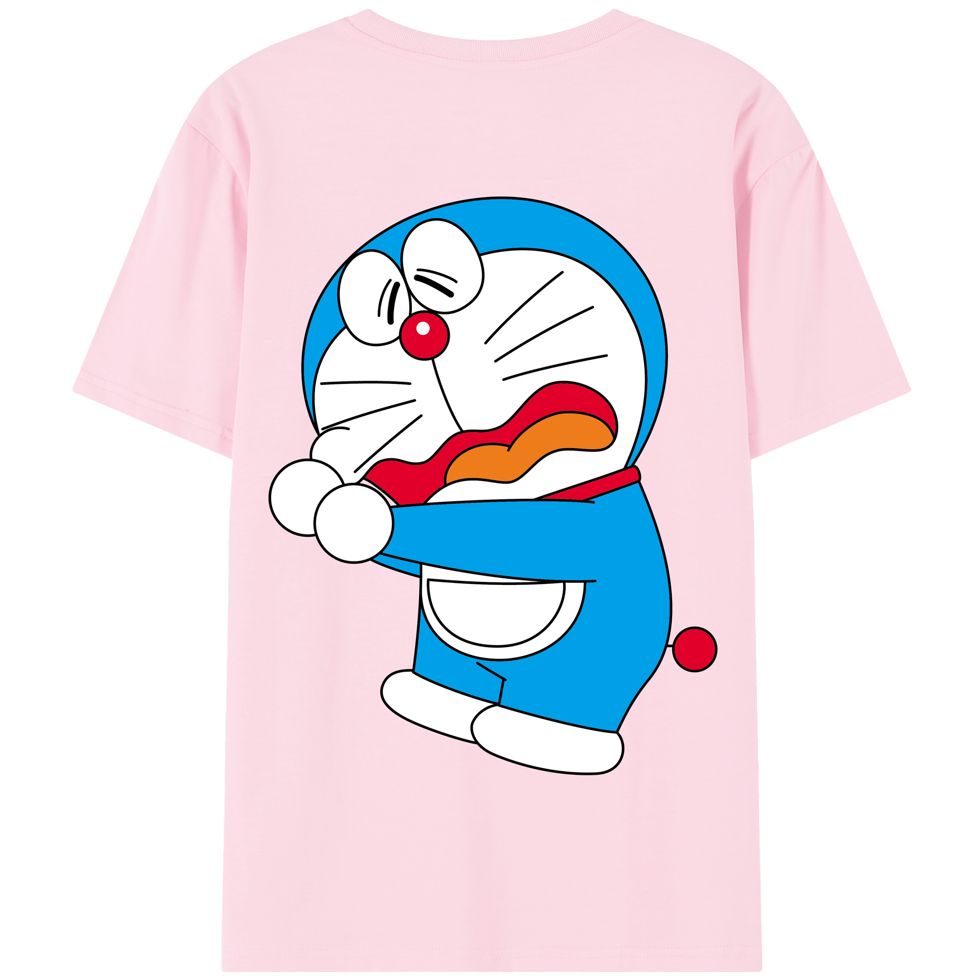 （画像用） ドラえもん Doraemon 綿100％半袖Tシャツ（背面プリント）