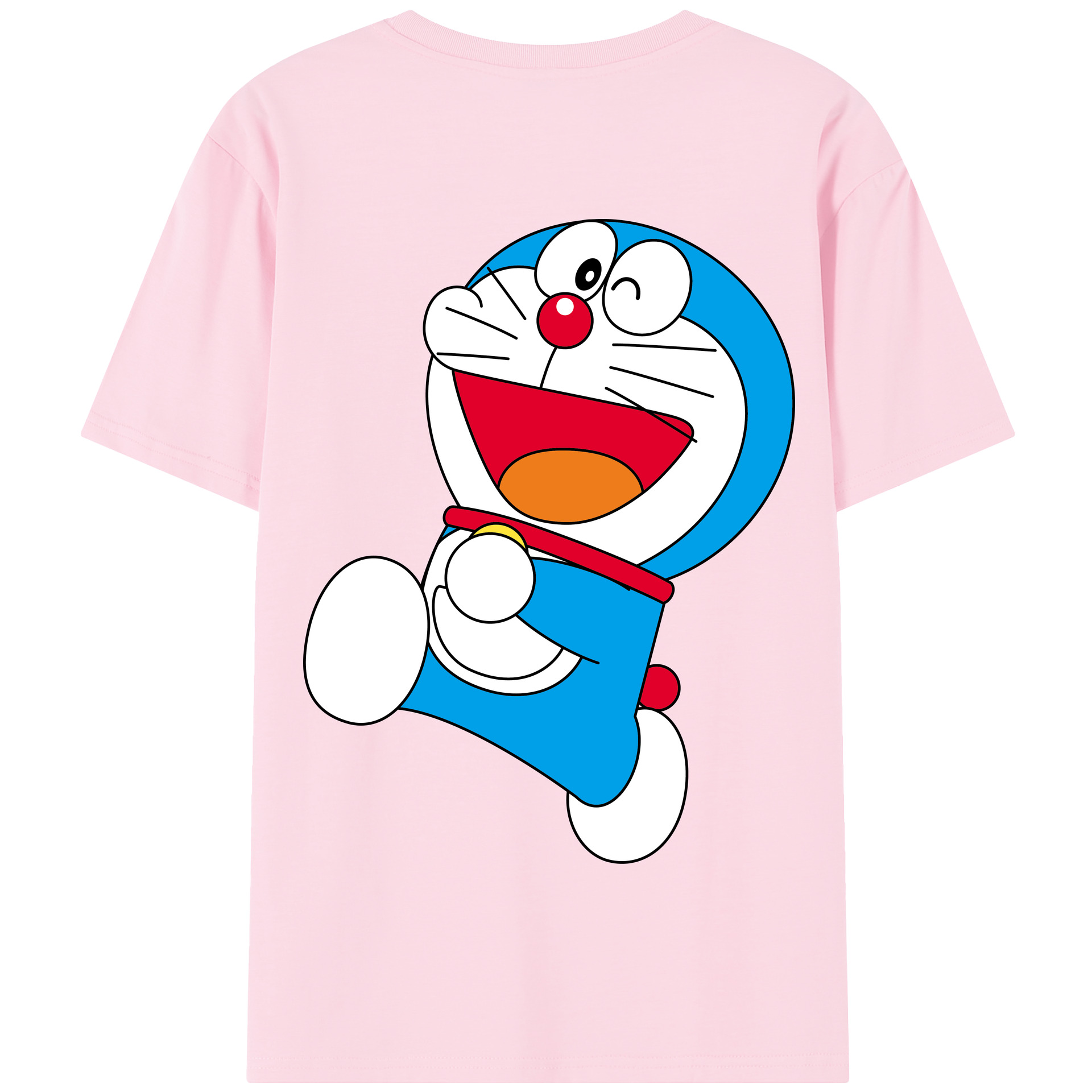 （画像用） ドラえもん Doraemon 綿100％半袖Tシャツ（背面プリント）