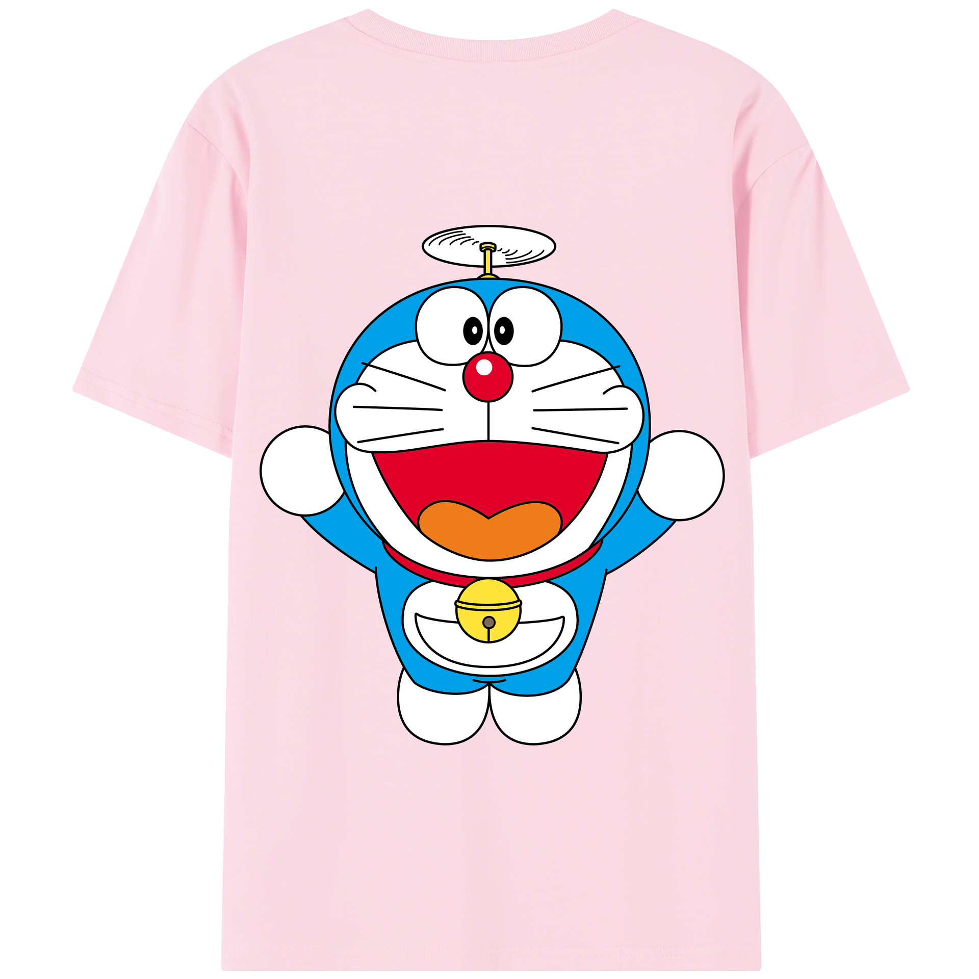 （画像用） ドラえもん Doraemon 綿100％半袖Tシャツ（背面プリント）