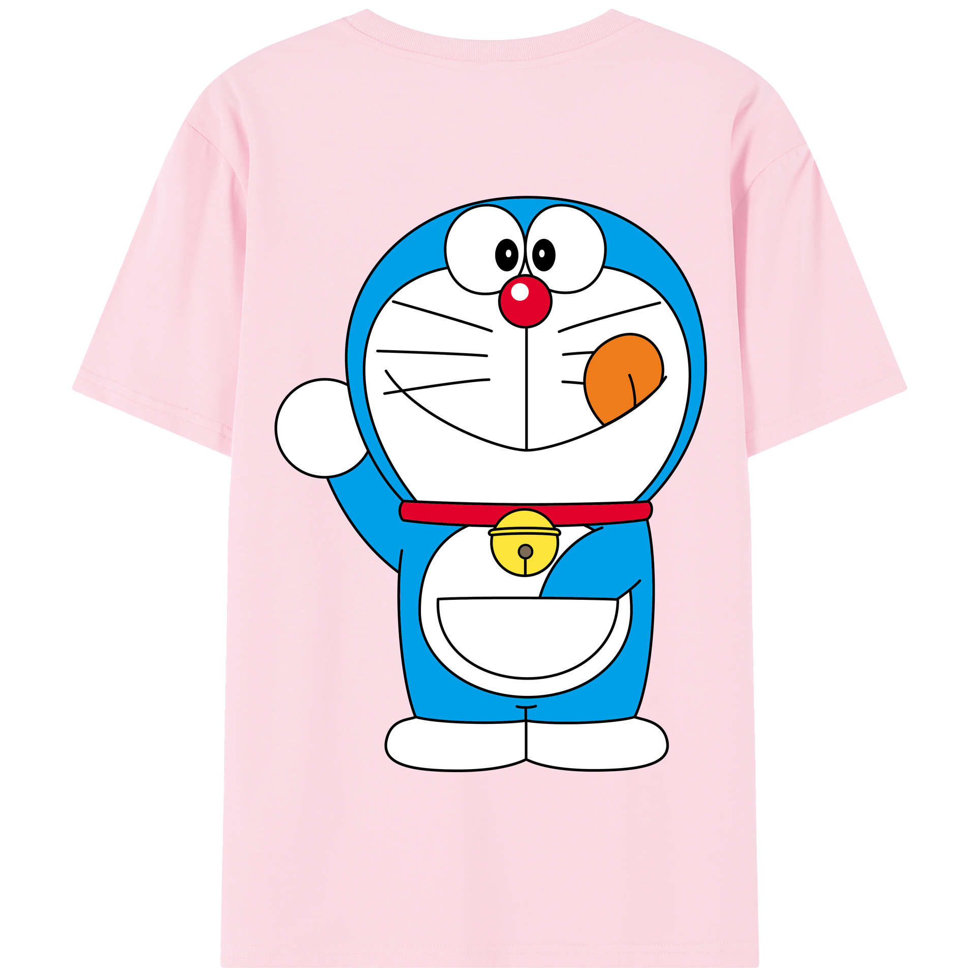 （画像用） ドラえもん Doraemon 綿100％半袖Tシャツ（背面プリント）