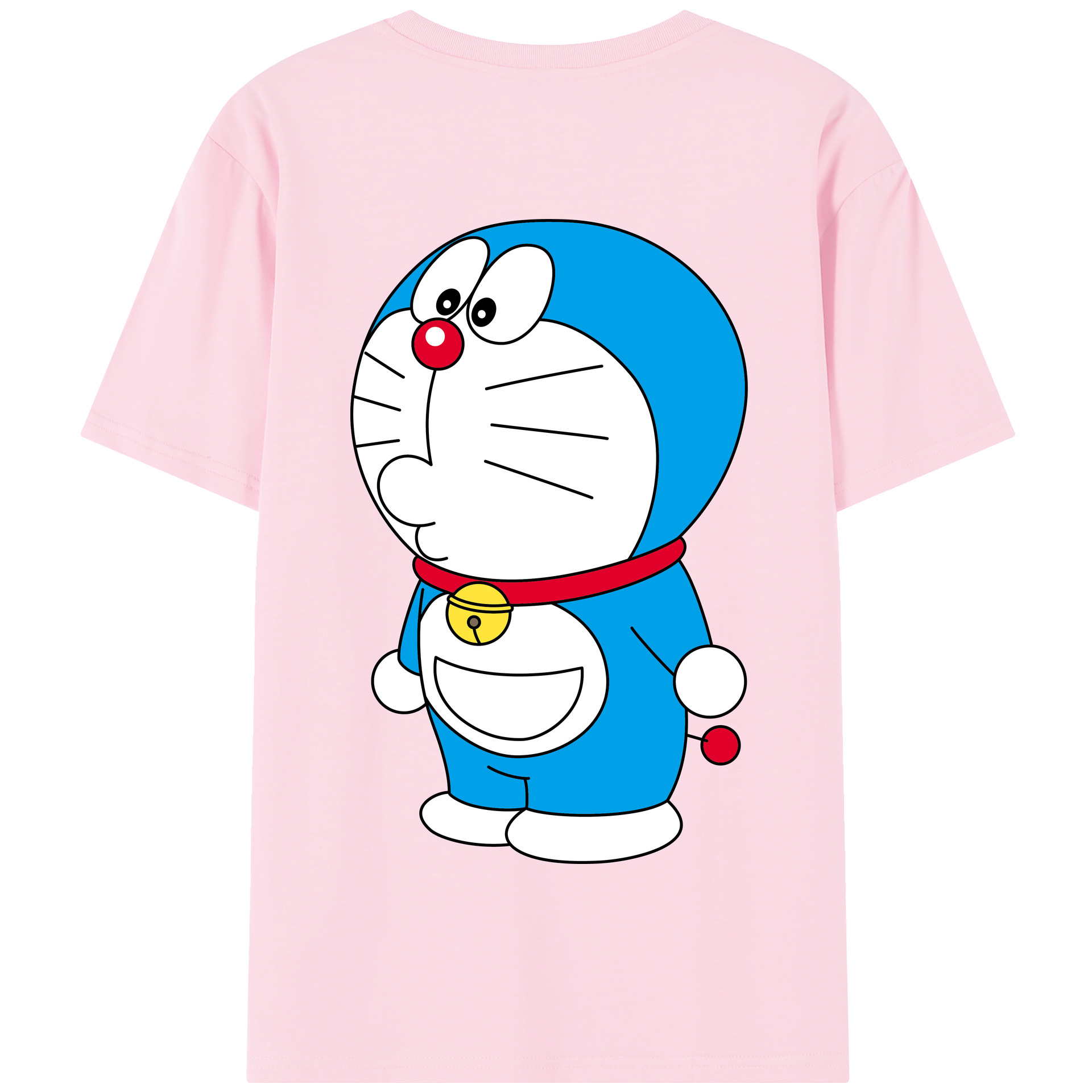 （画像用） ドラえもん Doraemon 綿100％半袖Tシャツ（背面プリント）