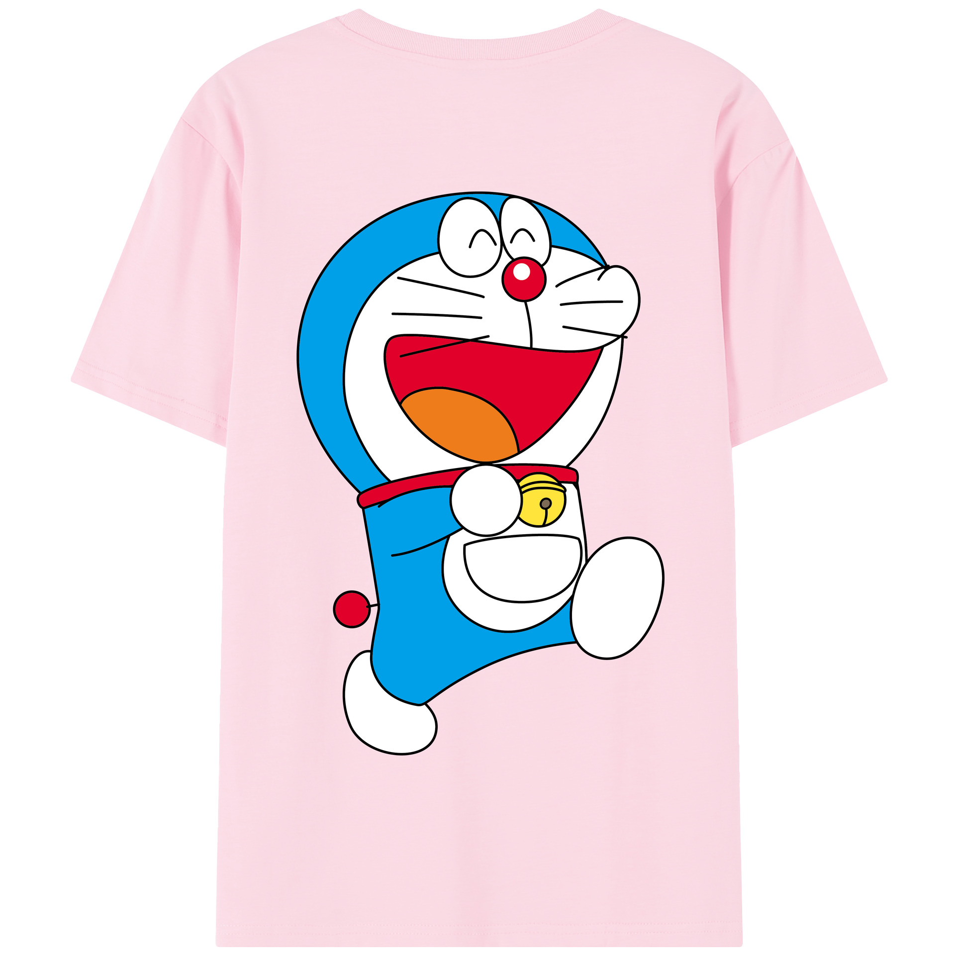 （画像用） ドラえもん Doraemon 綿100％半袖Tシャツ（背面プリント）