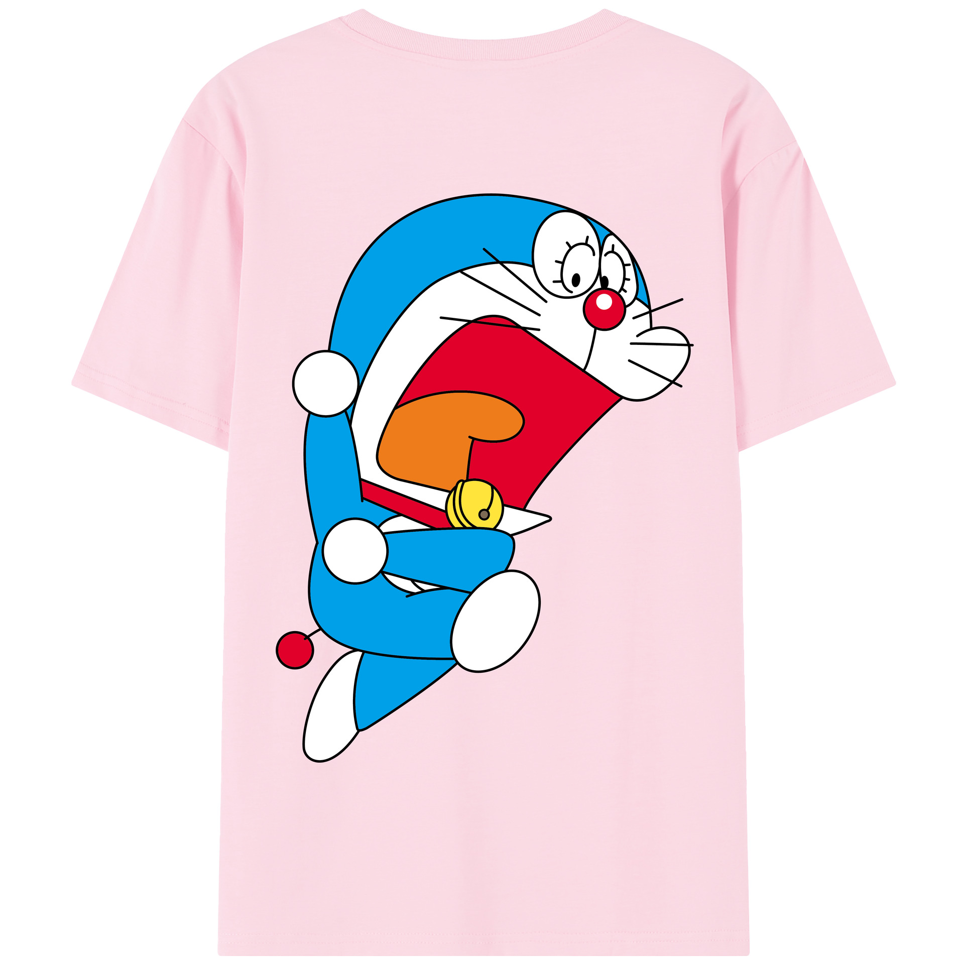 （画像用） ドラえもん Doraemon 綿100％半袖Tシャツ（背面プリント）