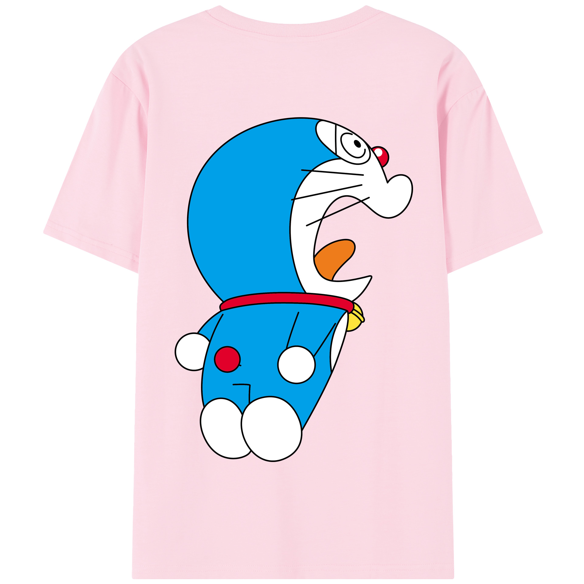 （画像用） ドラえもん Doraemon 綿100％半袖Tシャツ（背面プリント）