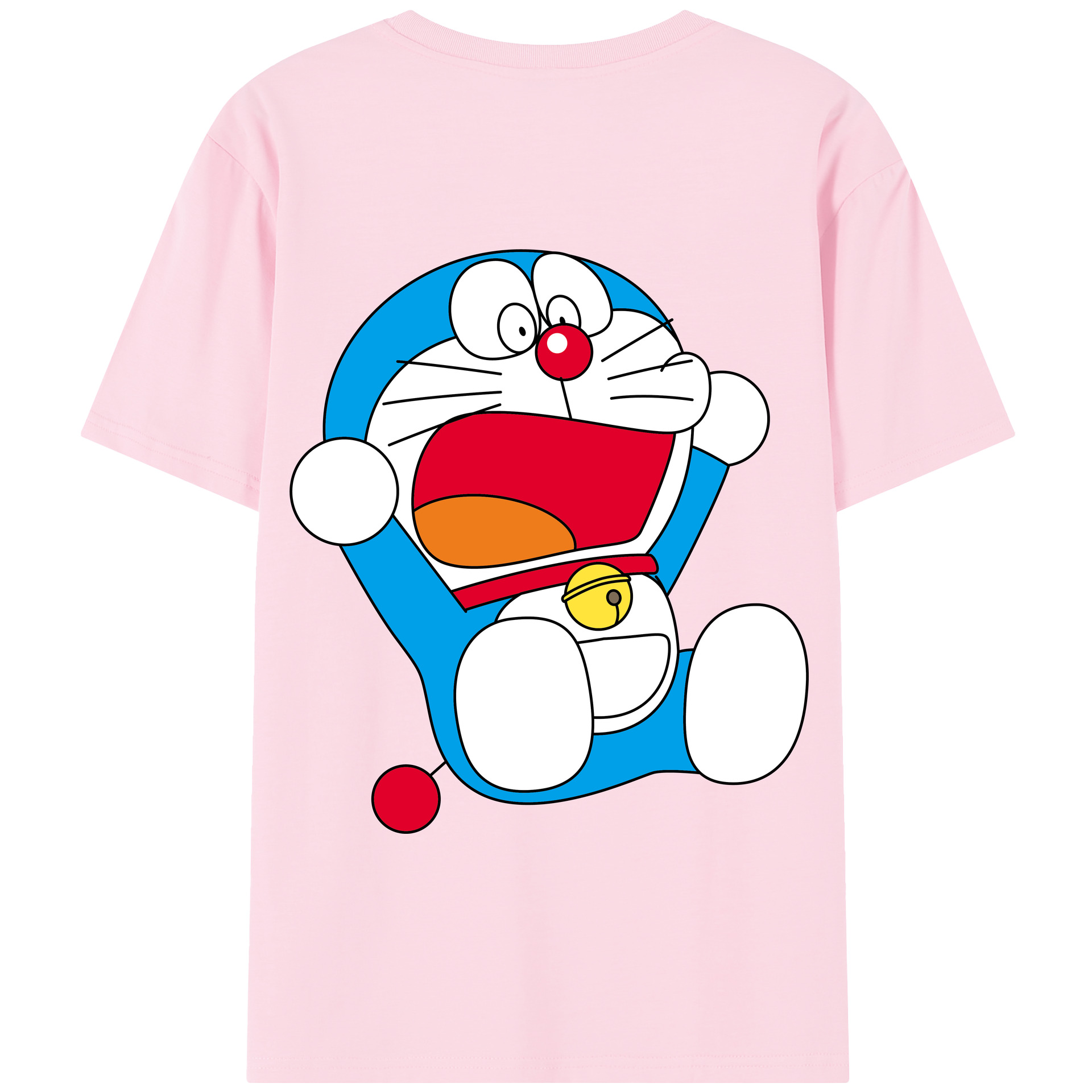 （画像用） ドラえもん Doraemon 綿100％半袖Tシャツ（背面プリント）