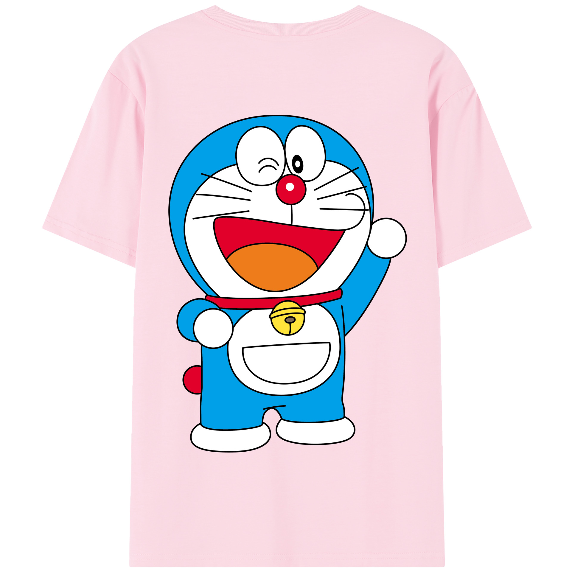 （画像用） ドラえもん Doraemon 綿100％半袖Tシャツ（背面プリント）