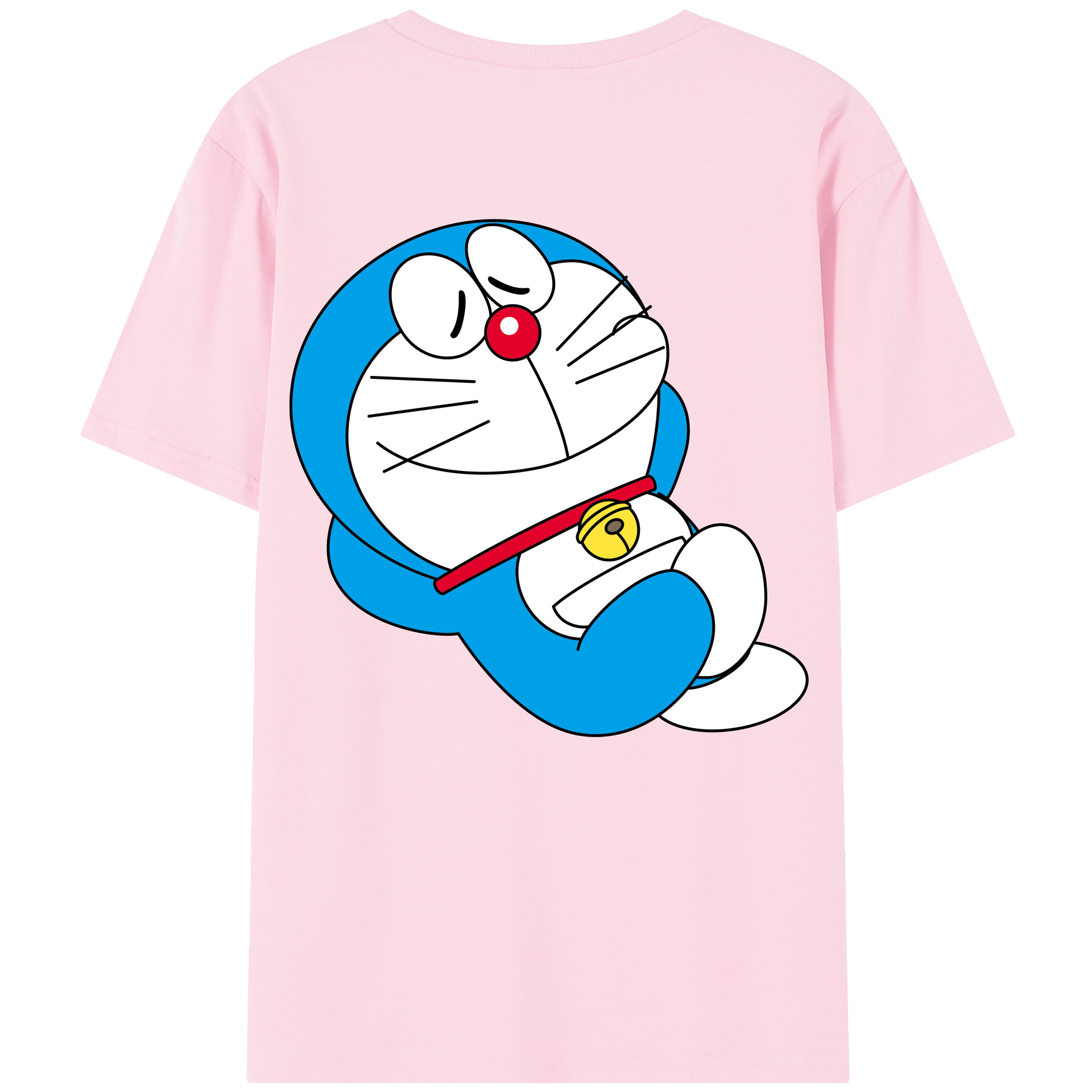 （画像用） ドラえもん Doraemon 綿100％半袖Tシャツ（背面プリント）