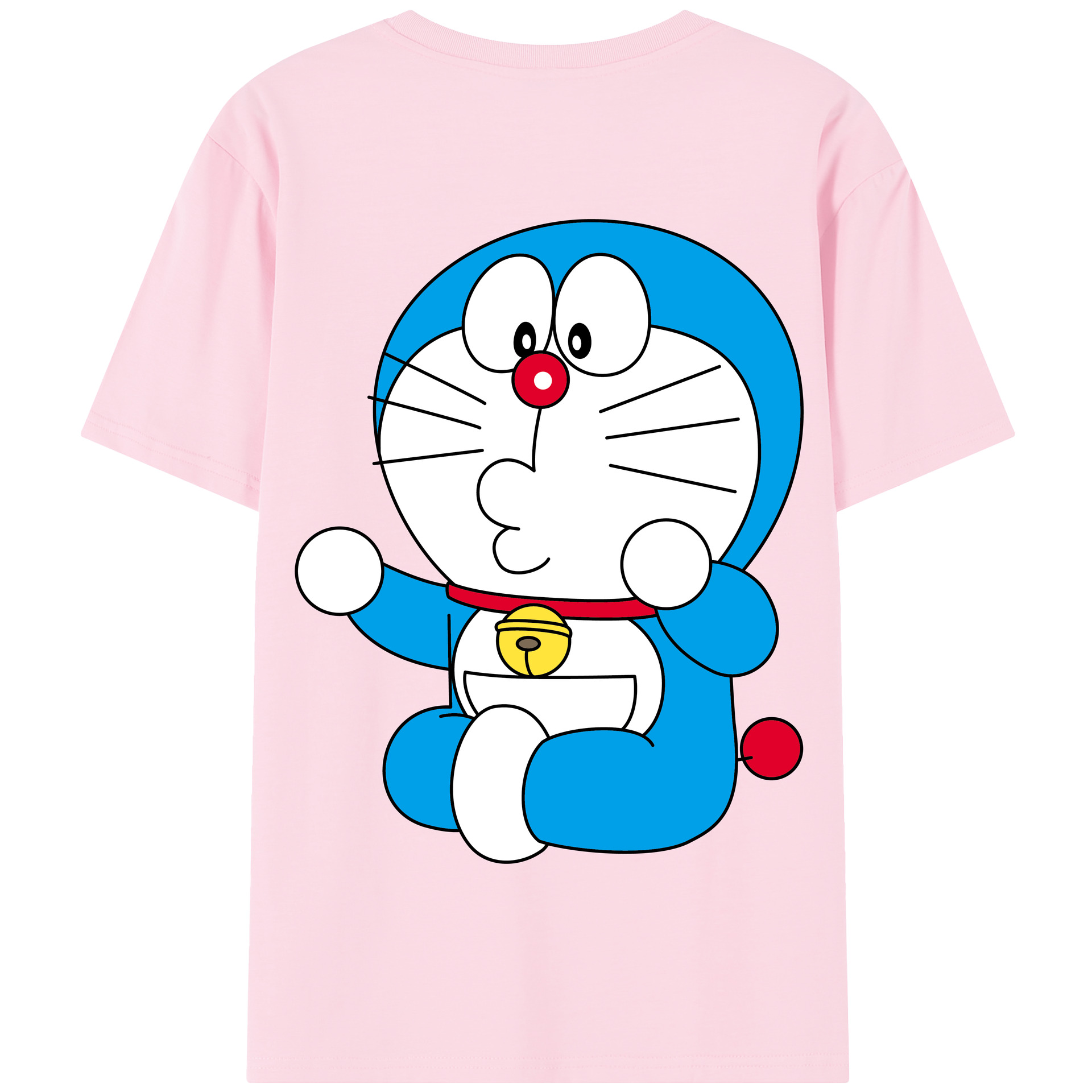 （画像用） ドラえもん Doraemon 綿100％半袖Tシャツ（背面プリント）