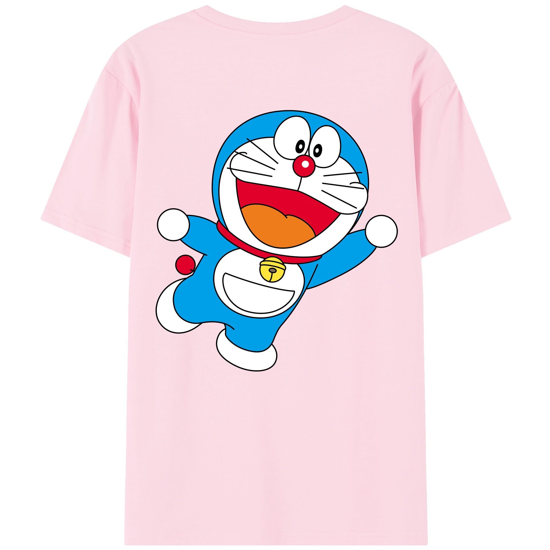 （画像用） ドラえもん Doraemon 綿100％半袖Tシャツ（背面プリント）
