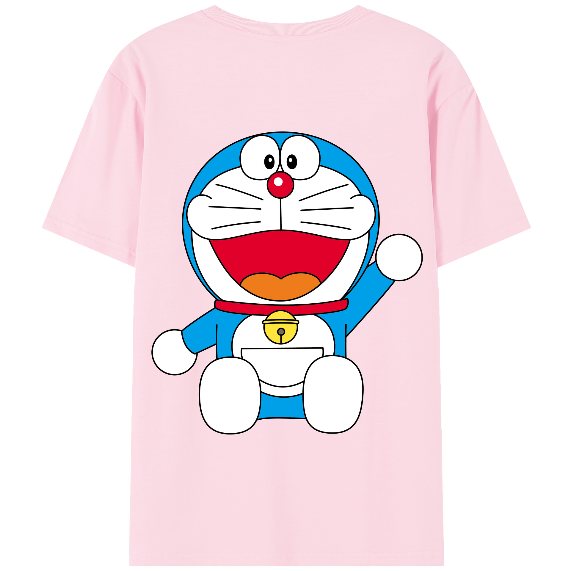 （画像用） ドラえもん Doraemon 綿100％半袖Tシャツ（背面プリント）