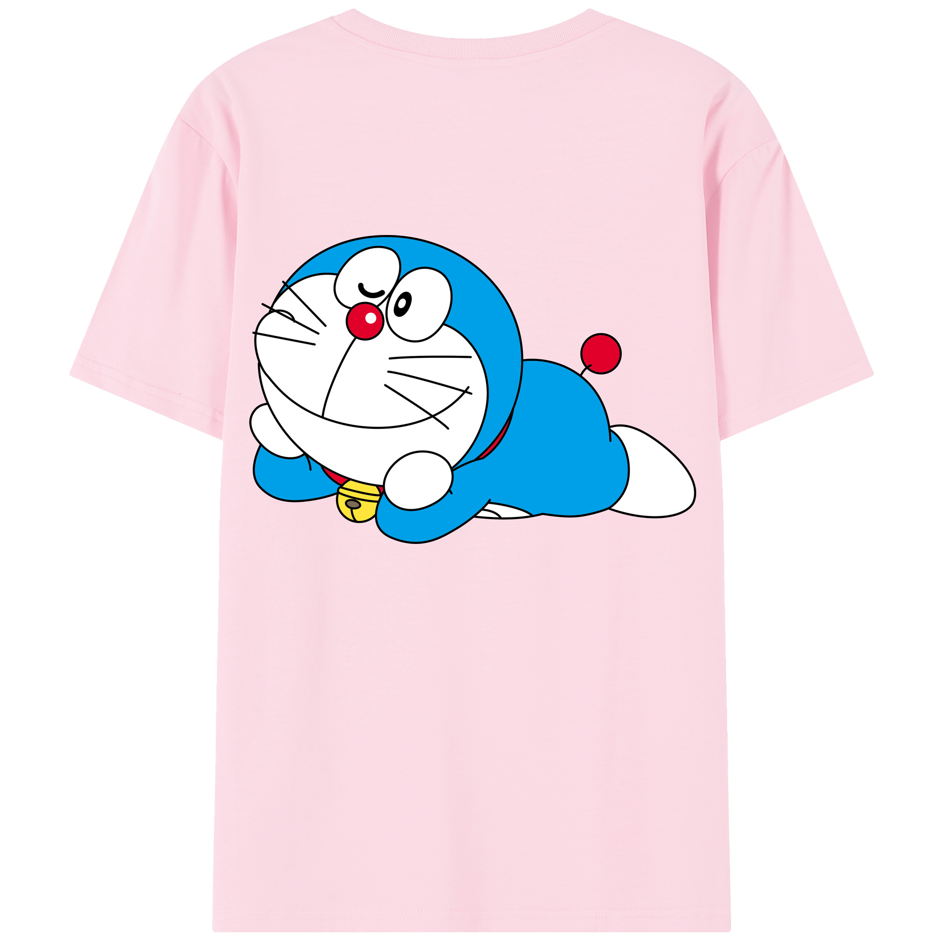 （画像用） ドラえもん Doraemon 綿100％半袖Tシャツ（背面プリント）