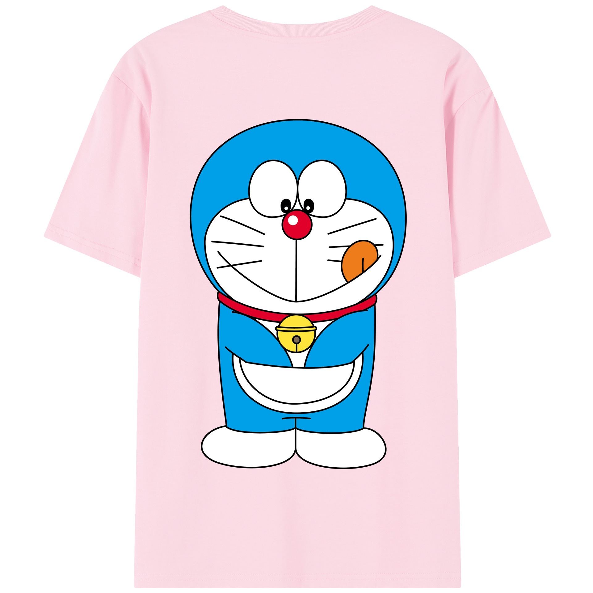 （画像用） ドラえもん Doraemon 綿100％半袖Tシャツ（背面プリント）
