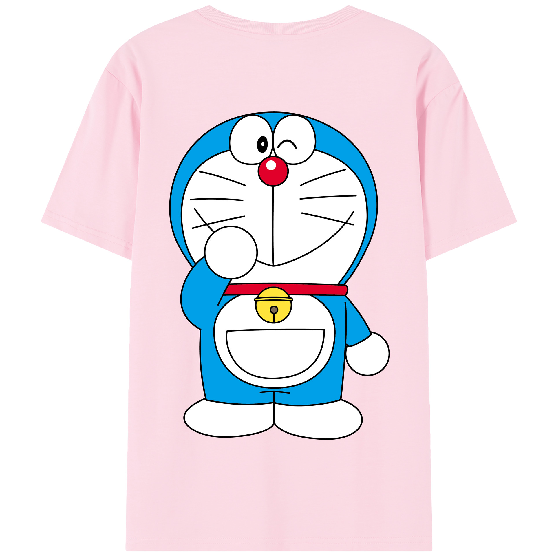 （画像用） ドラえもん Doraemon 綿100％半袖Tシャツ（背面プリント）