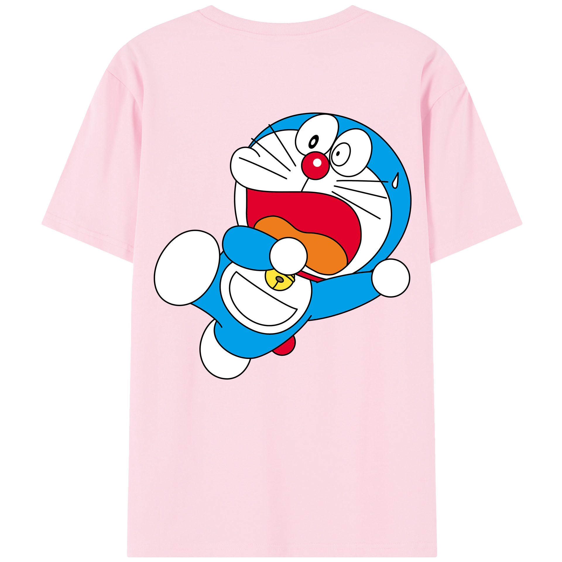 （画像用） ドラえもん Doraemon 綿100％半袖Tシャツ（背面プリント）