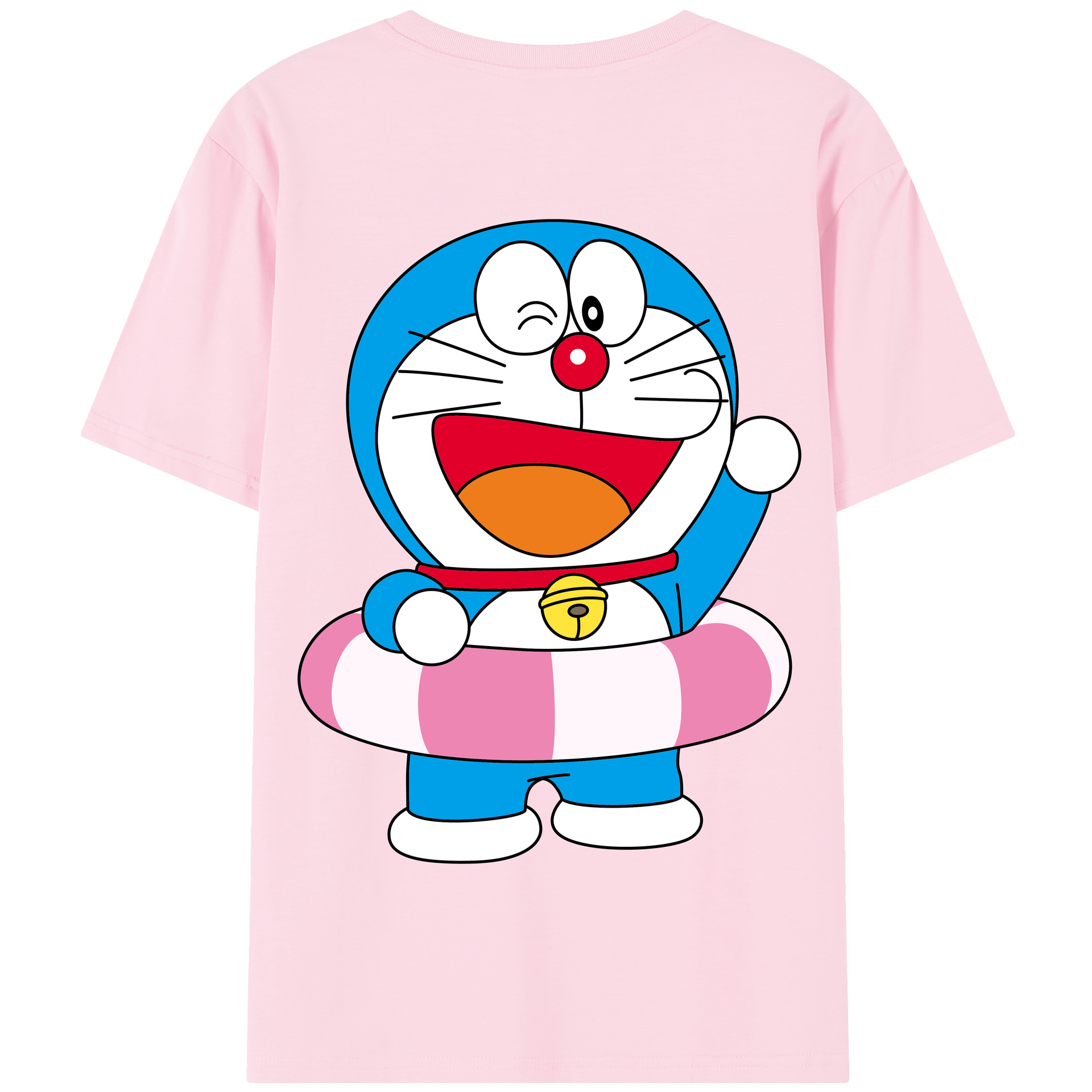 （画像用） ドラえもん Doraemon 綿100％半袖Tシャツ（背面プリント）