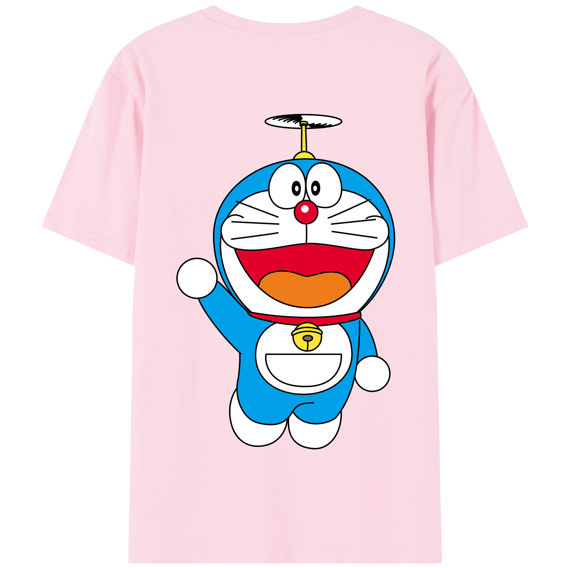 （画像用） ドラえもん Doraemon 綿100％半袖Tシャツ（背面プリント）
