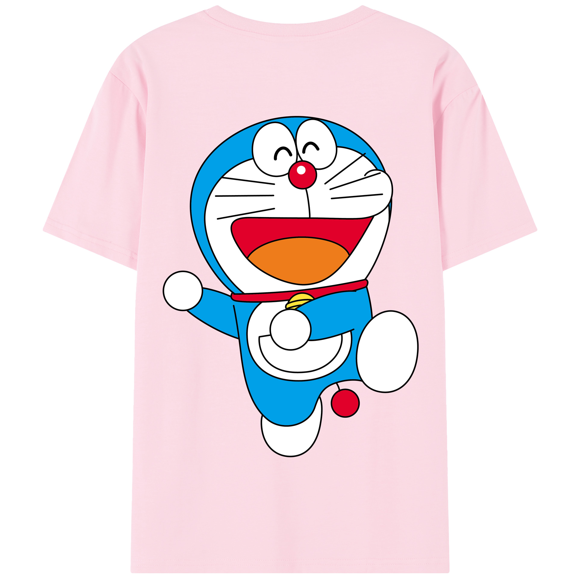 （画像用） ドラえもん Doraemon 綿100％半袖Tシャツ（背面プリント）