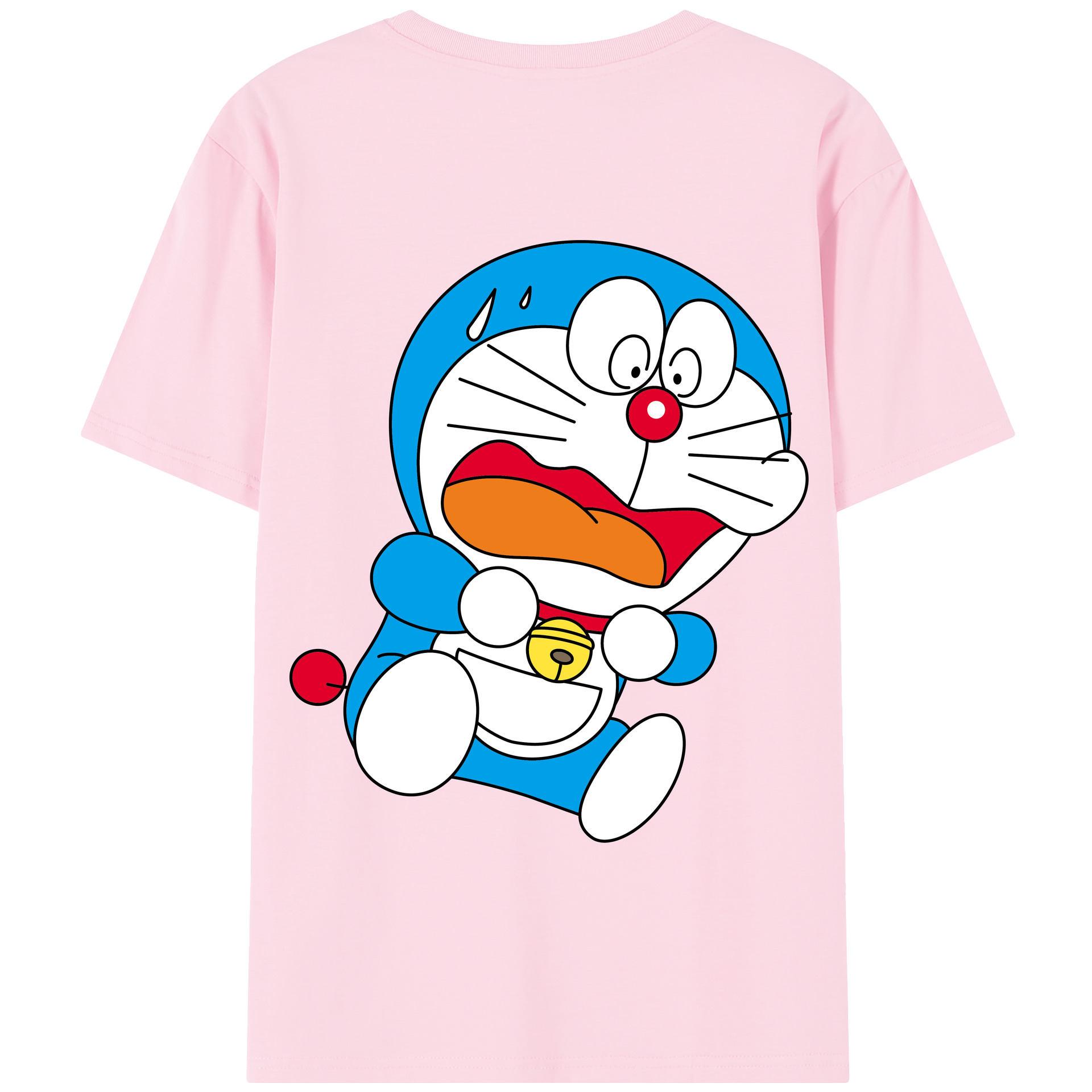 （画像用） ドラえもん Doraemon 綿100％半袖Tシャツ（背面プリント）