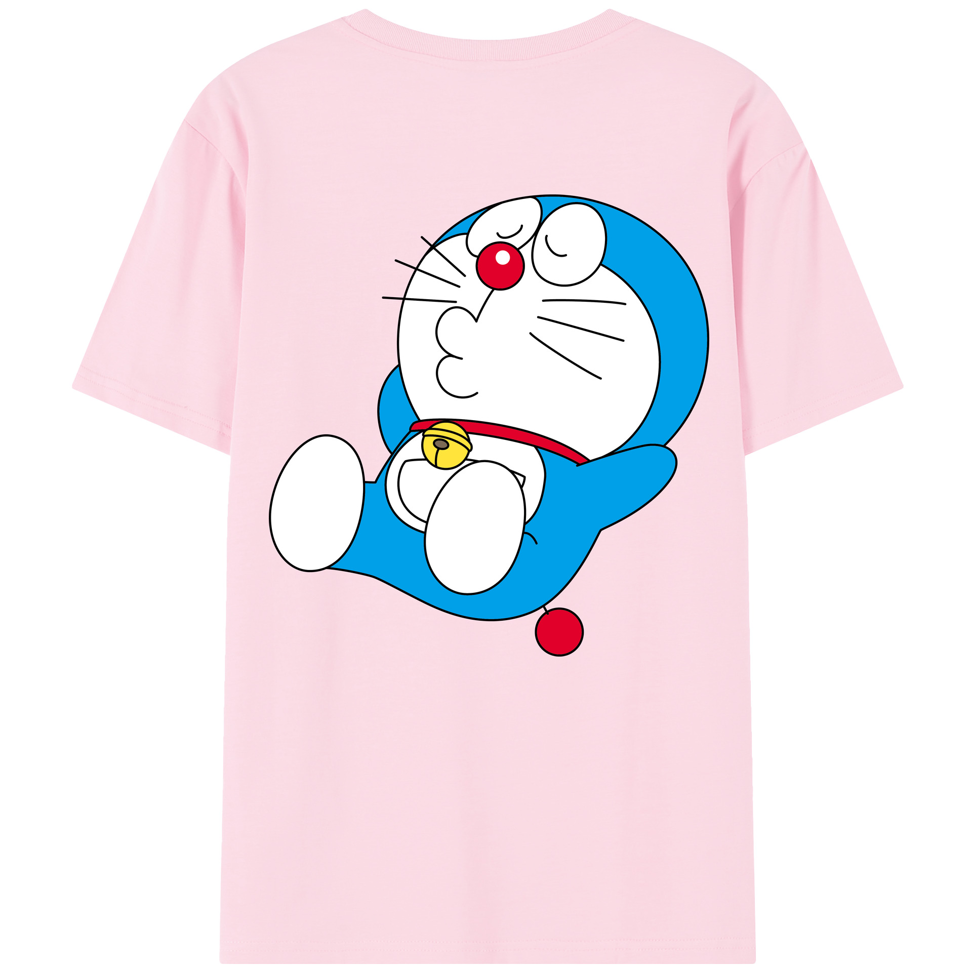 （画像用） ドラえもん Doraemon 綿100％半袖Tシャツ（背面プリント）