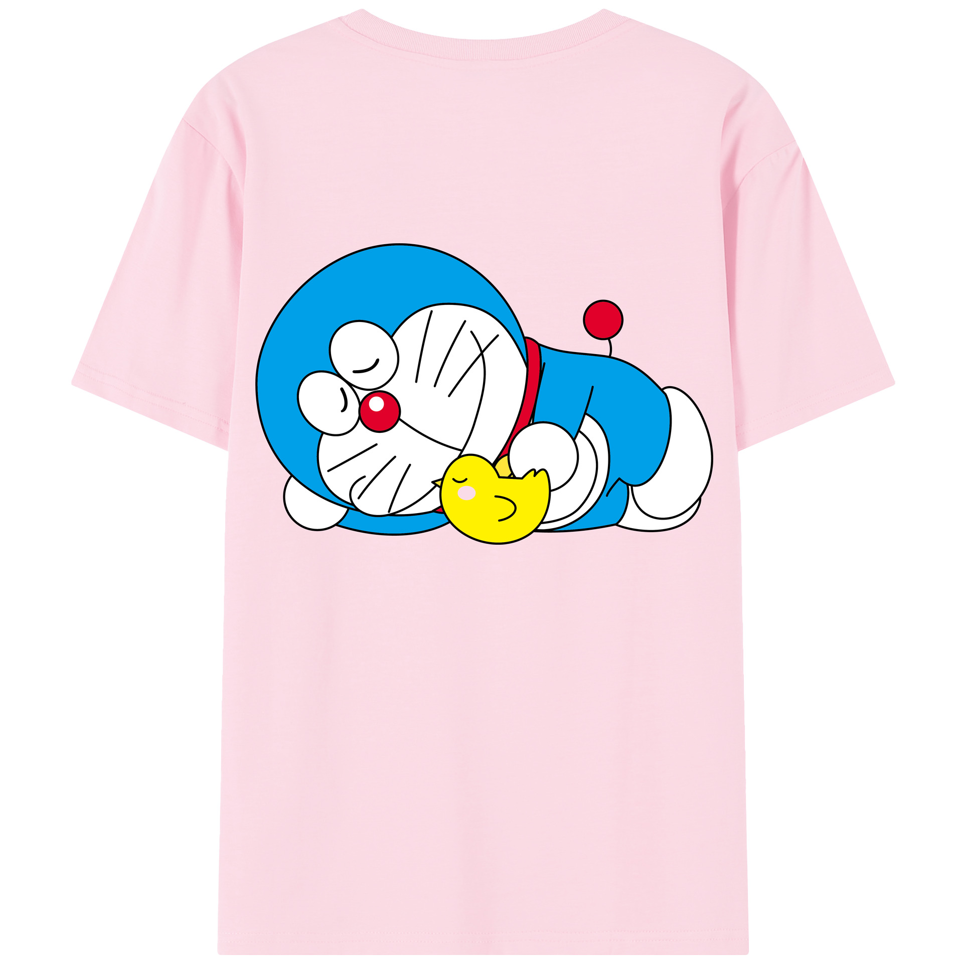 （画像用） ドラえもん Doraemon 綿100％半袖Tシャツ（背面プリント）