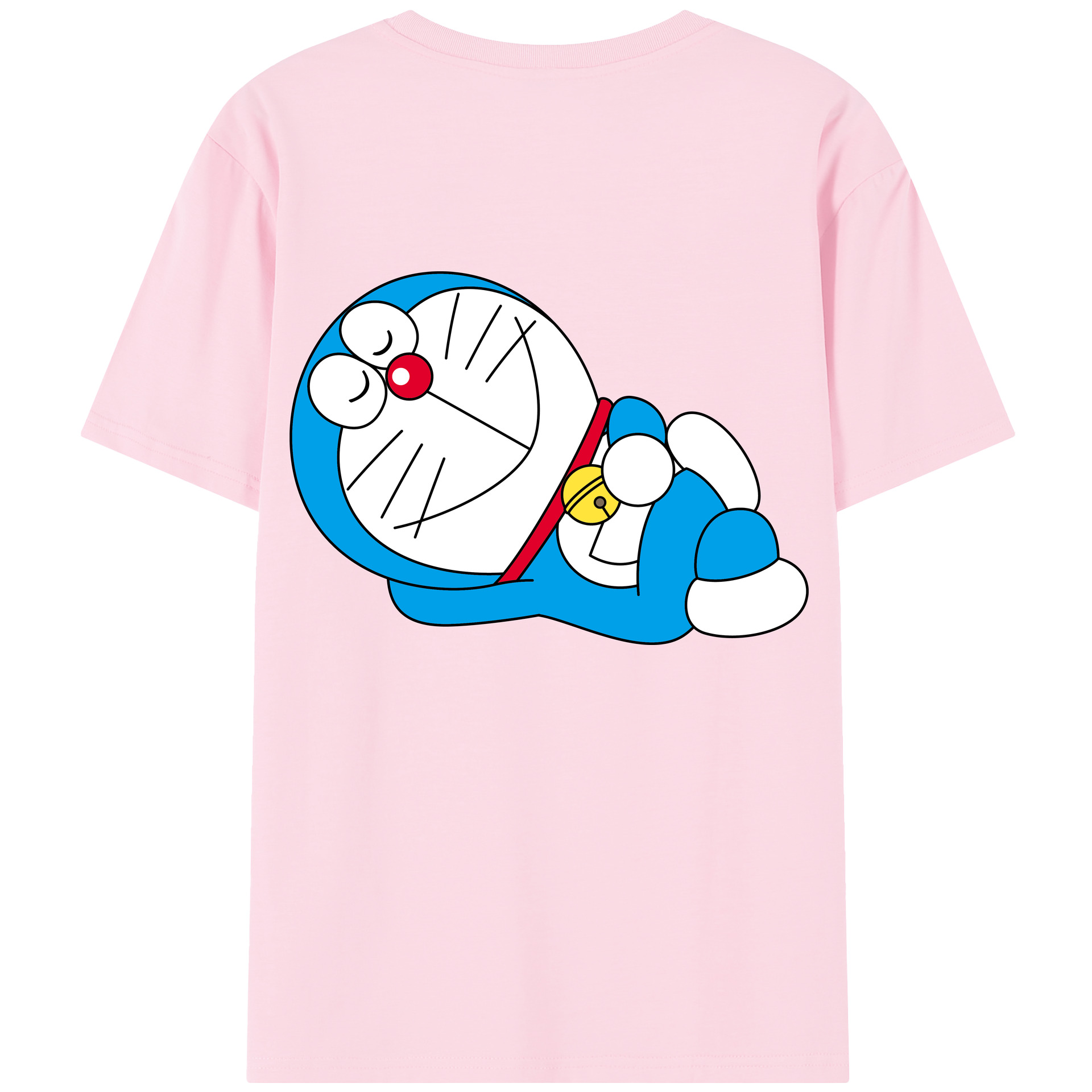 （画像用） ドラえもん Doraemon 綿100％半袖Tシャツ（背面プリント）