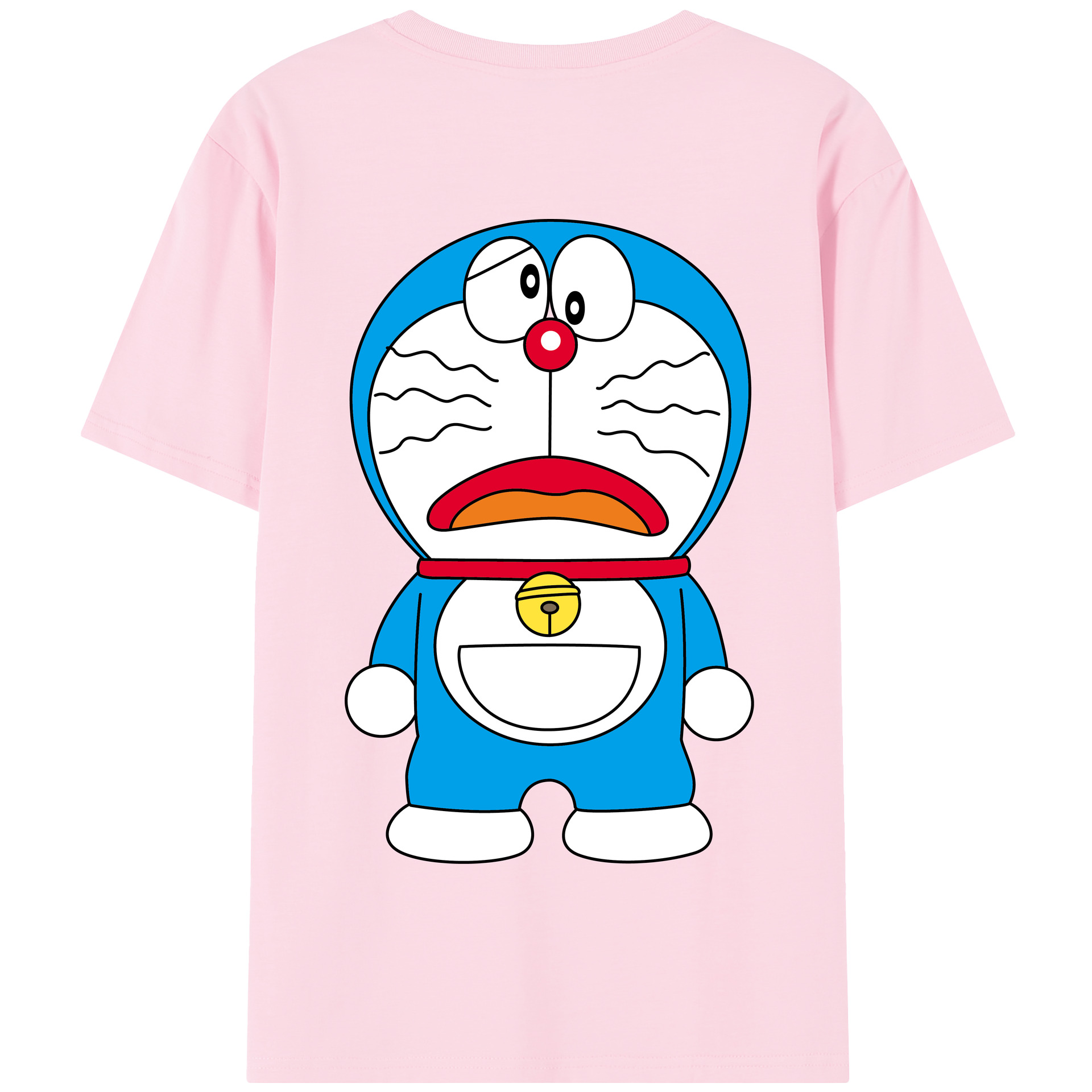 （画像用） ドラえもん Doraemon 綿100％半袖Tシャツ（背面プリント）