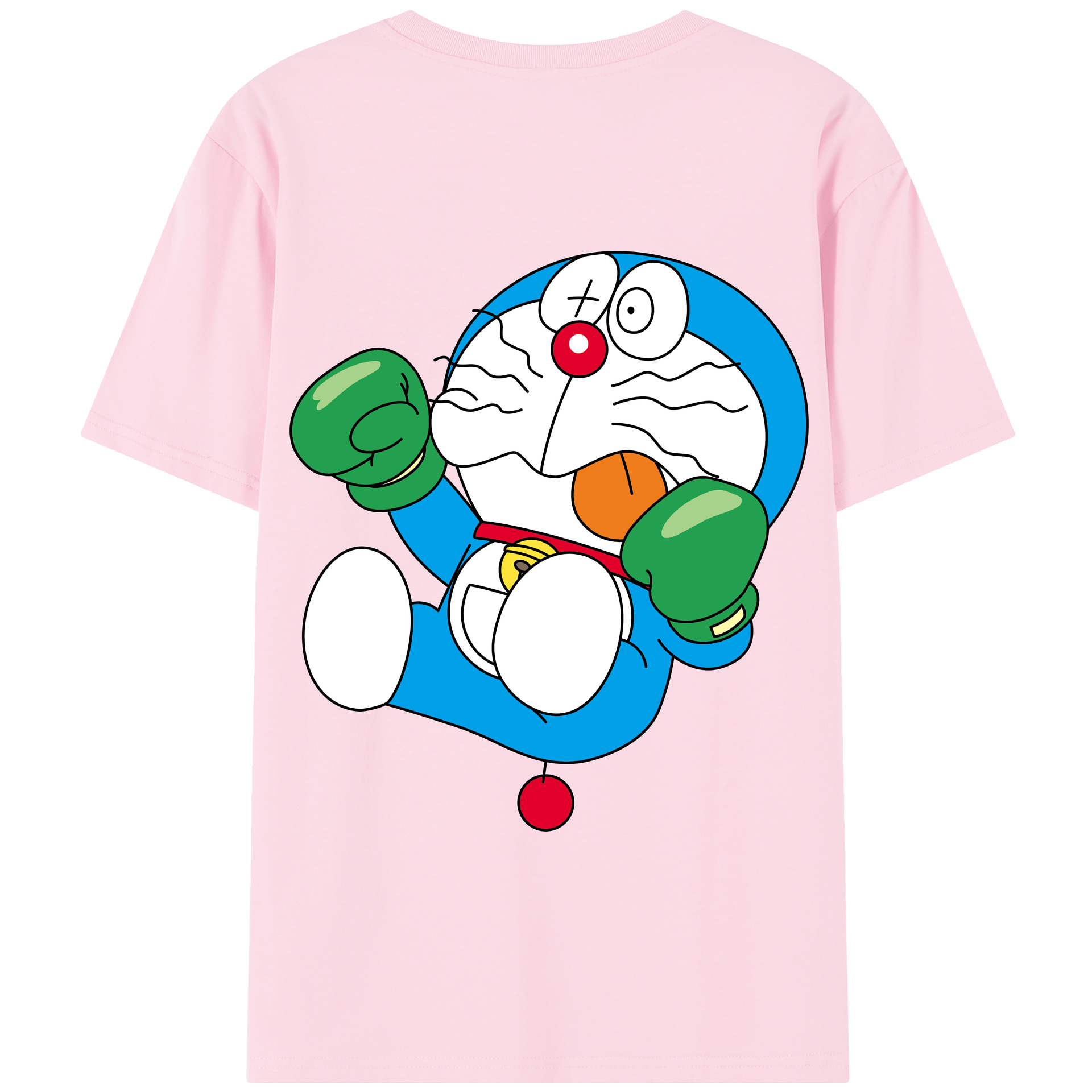 （画像用） ドラえもん Doraemon 綿100％半袖Tシャツ（背面プリント）