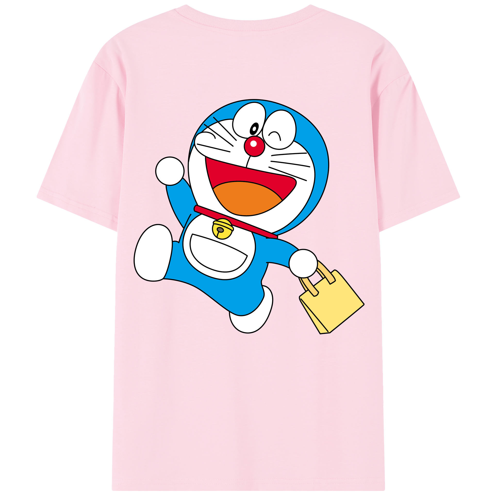 （画像用） ドラえもん Doraemon 綿100％半袖Tシャツ（背面プリント）